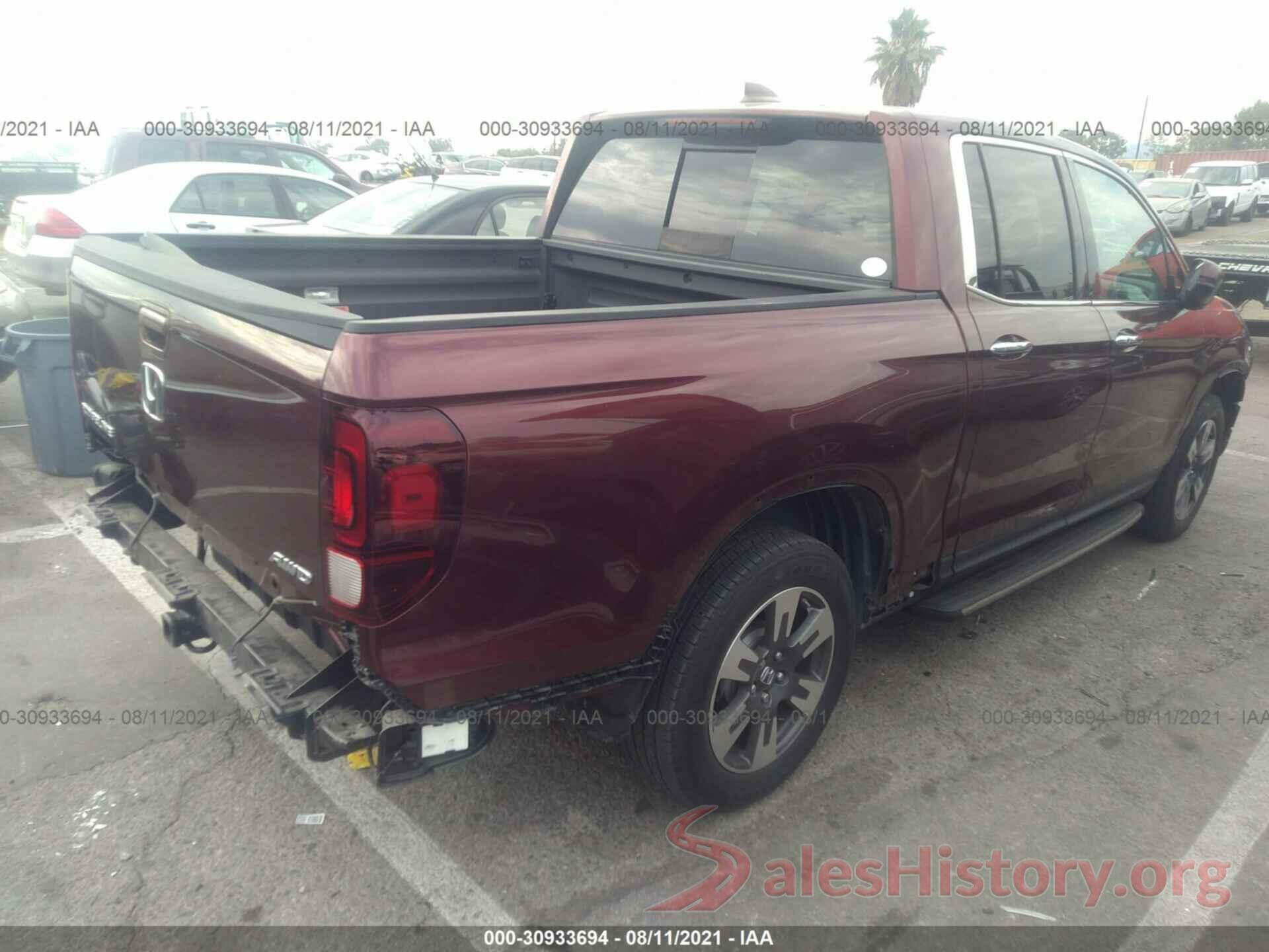 5FPYK3F73HB036434 2017 HONDA RIDGELINE