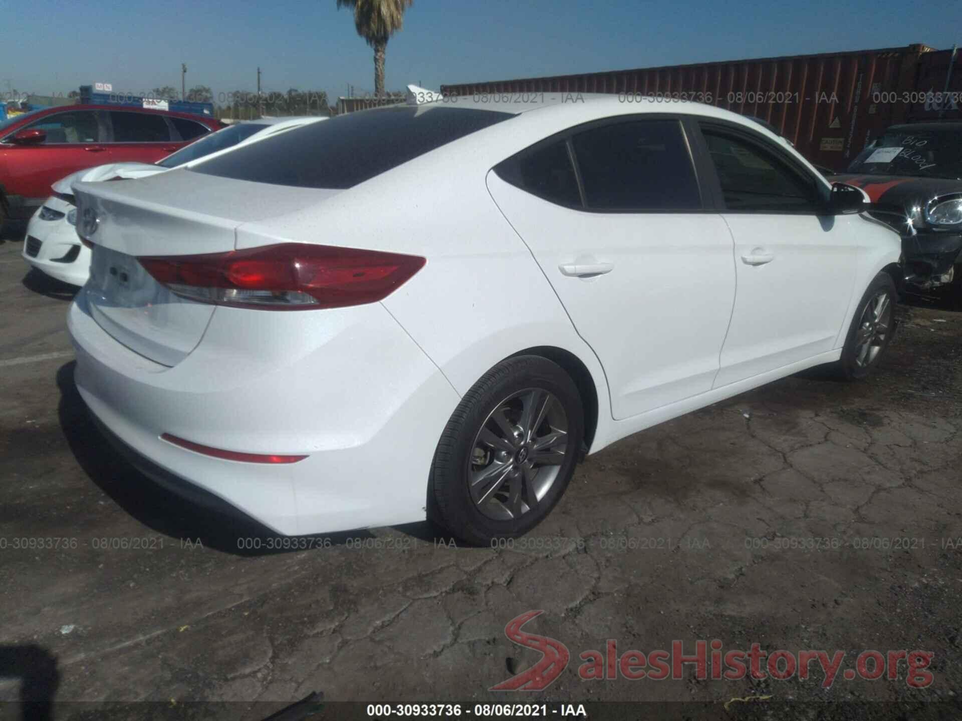 5NPD84LF3JH249091 2018 HYUNDAI ELANTRA