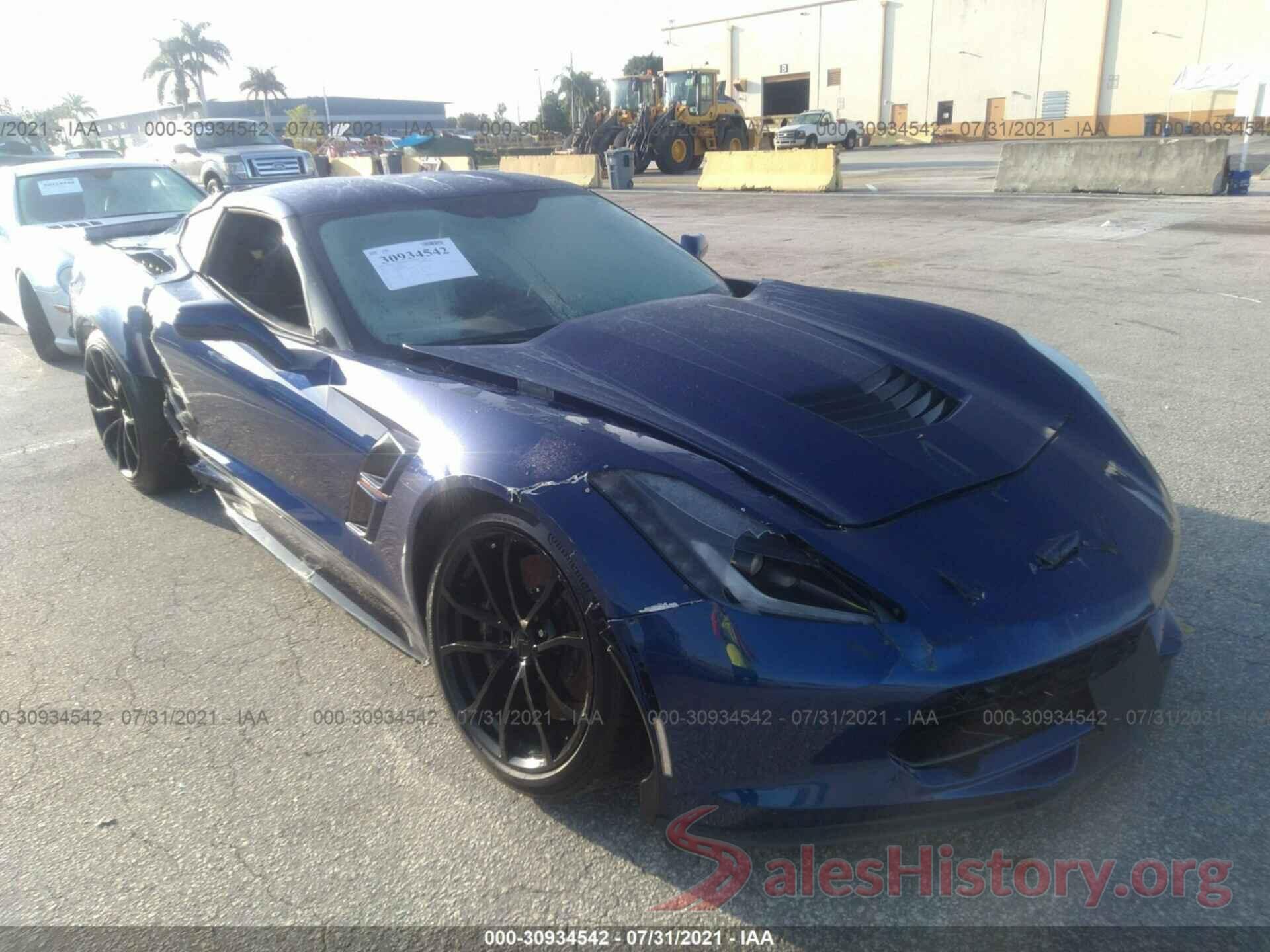 1G1YY2D76K5107308 2019 CHEVROLET CORVETTE