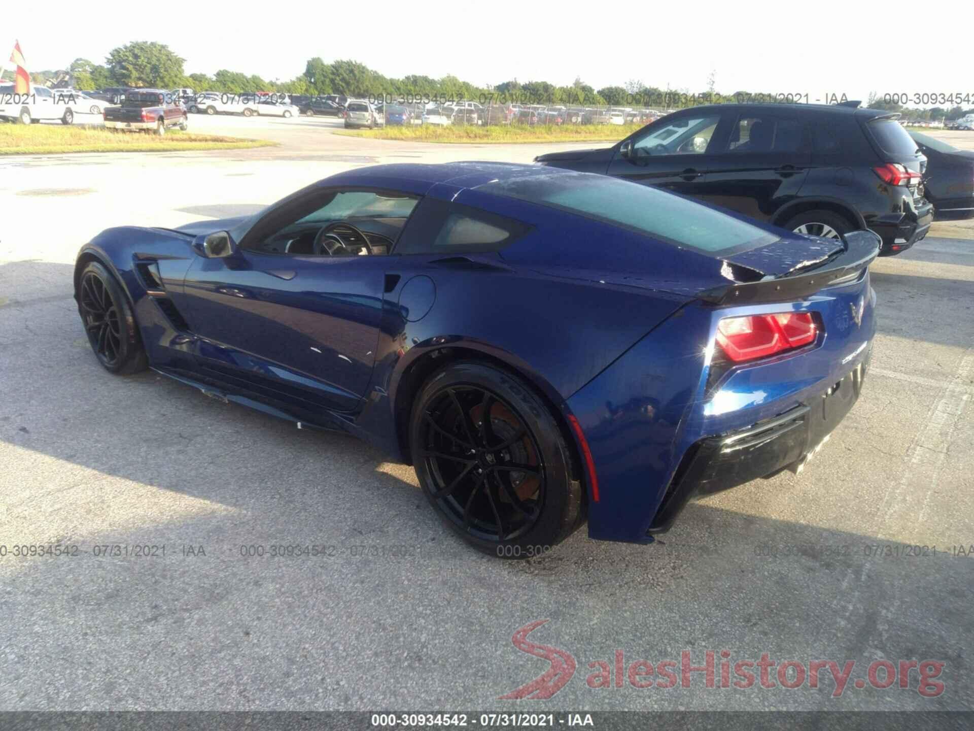 1G1YY2D76K5107308 2019 CHEVROLET CORVETTE