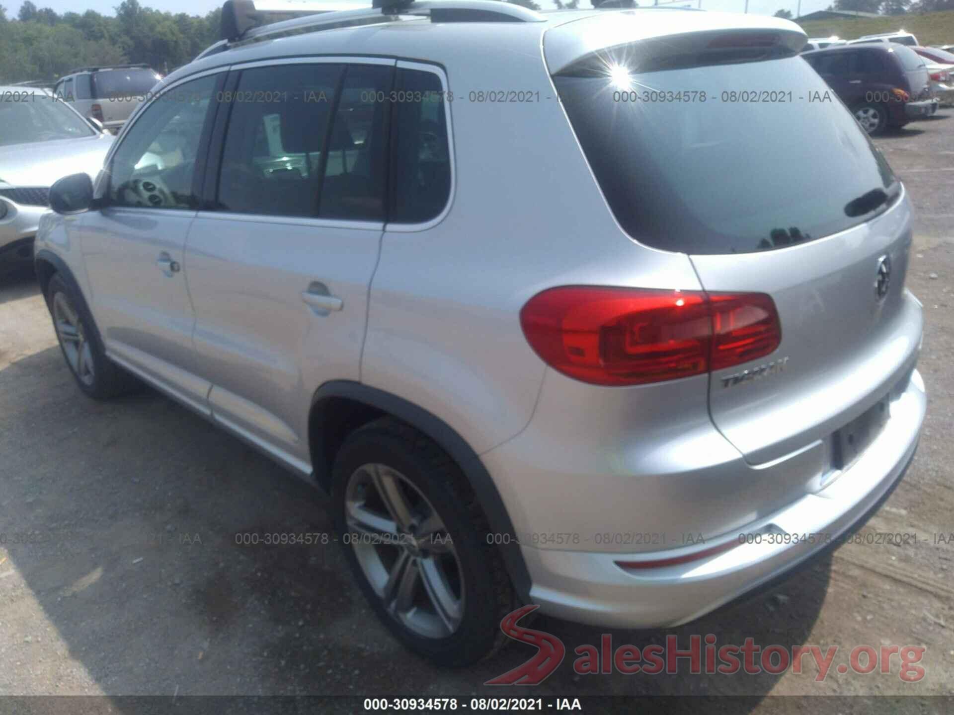 WVGTV7AX4HK031542 2017 VOLKSWAGEN TIGUAN