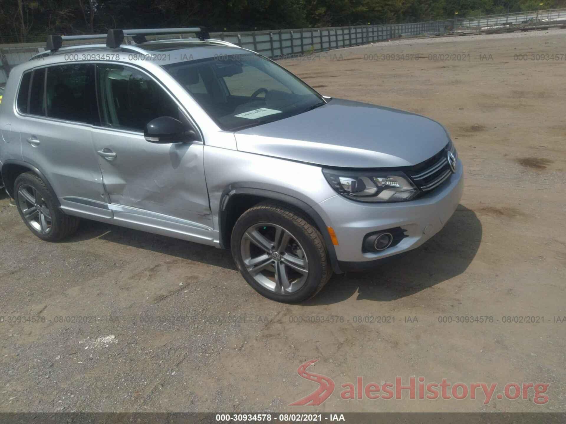 WVGTV7AX4HK031542 2017 VOLKSWAGEN TIGUAN