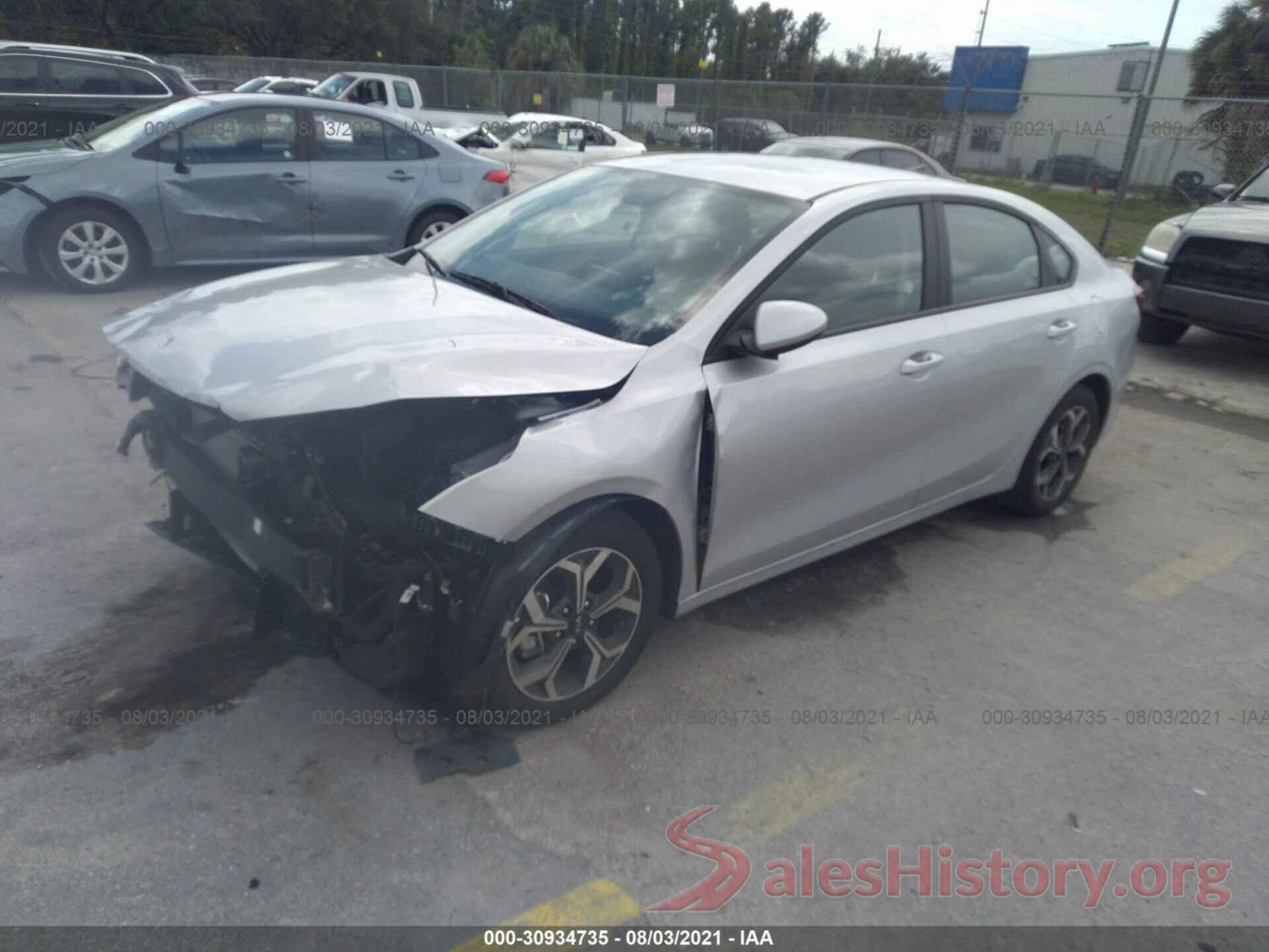 3KPF24AD5ME334714 2021 KIA FORTE