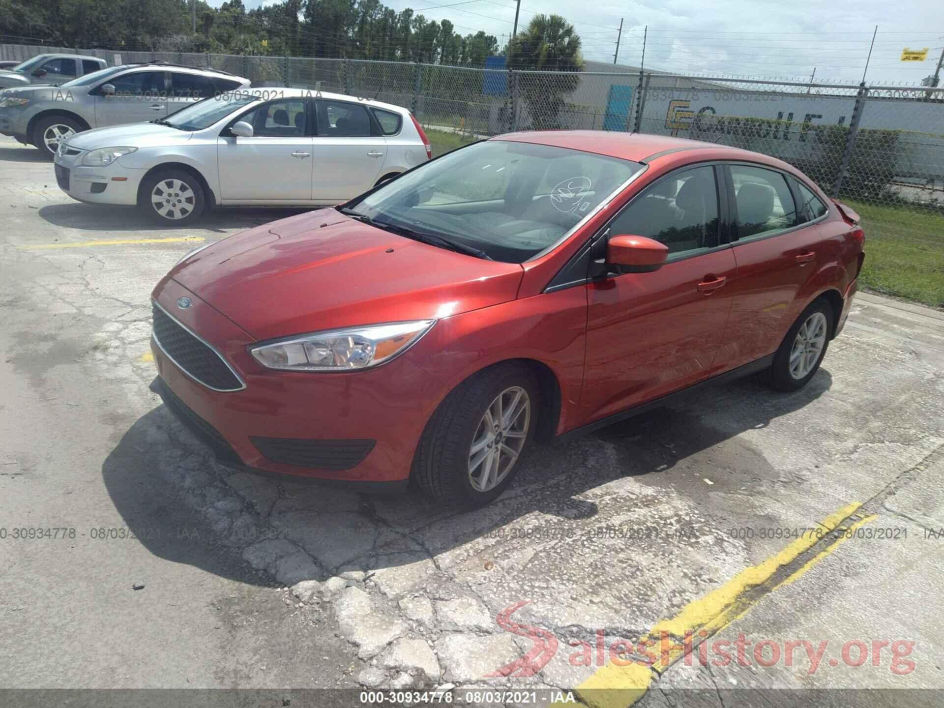 1FADP3F2XJL252397 2018 FORD FOCUS