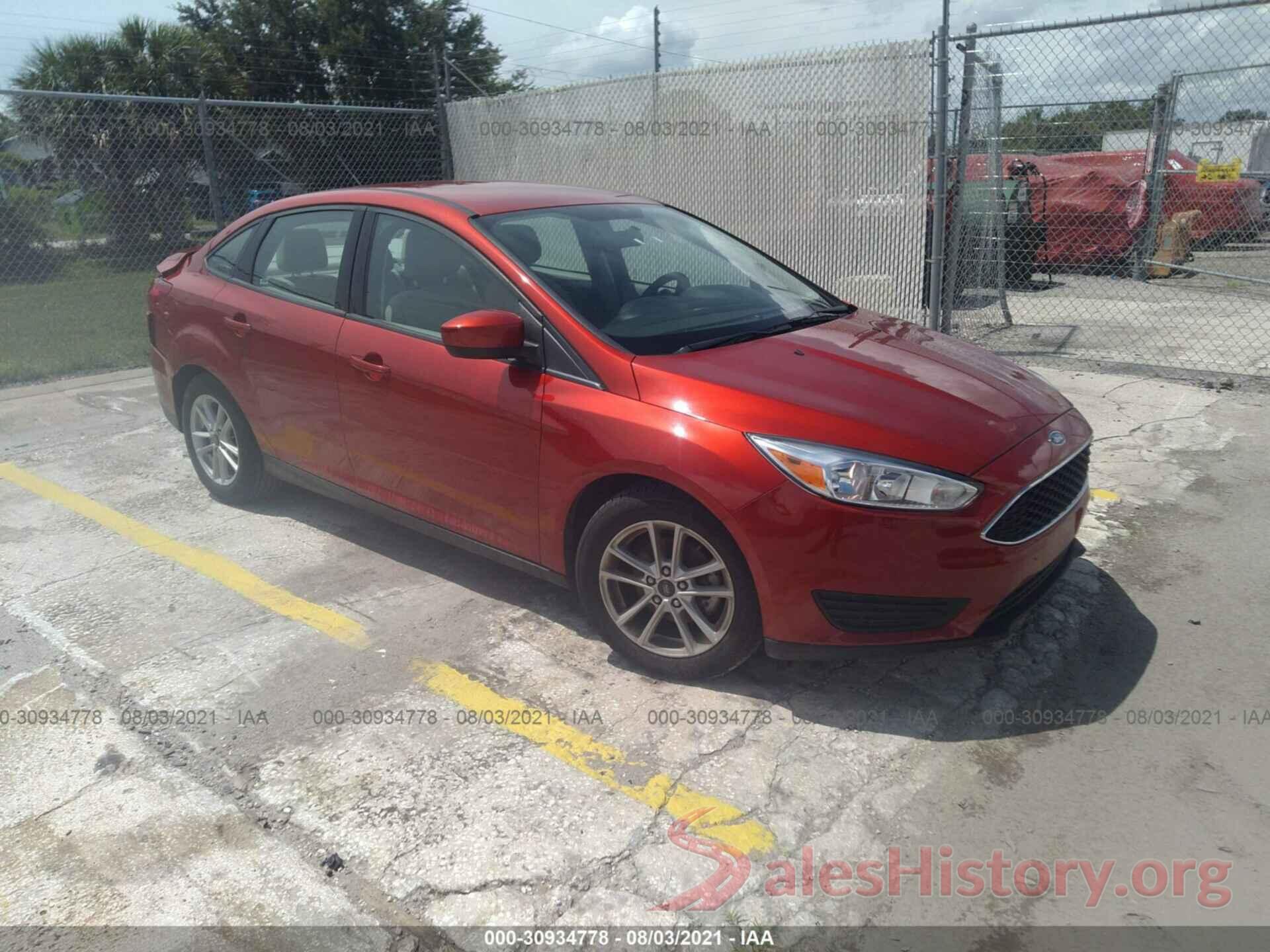 1FADP3F2XJL252397 2018 FORD FOCUS