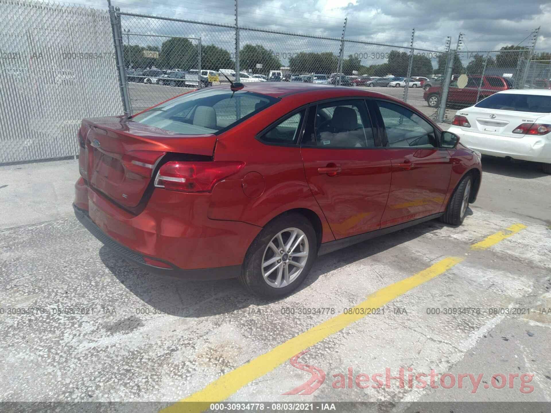 1FADP3F2XJL252397 2018 FORD FOCUS