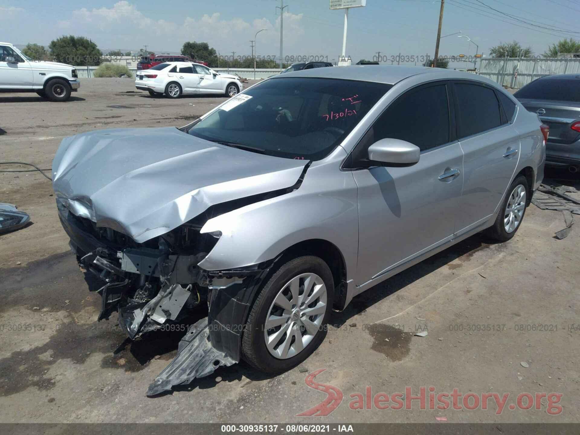 3N1AB7AP1KY390945 2019 NISSAN SENTRA