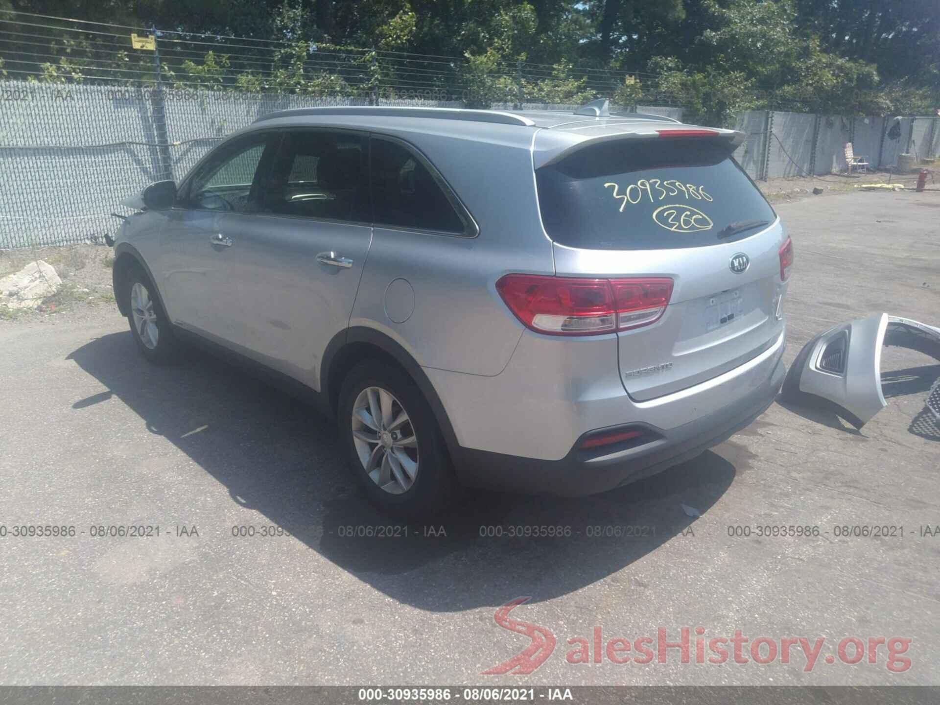 5XYPGDA3XHG259921 2017 KIA SORENTO