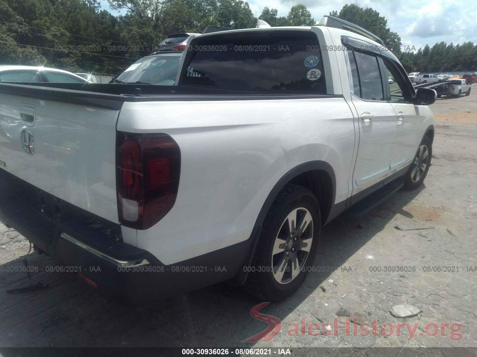 5FPYK2F54HB007209 2017 HONDA RIDGELINE