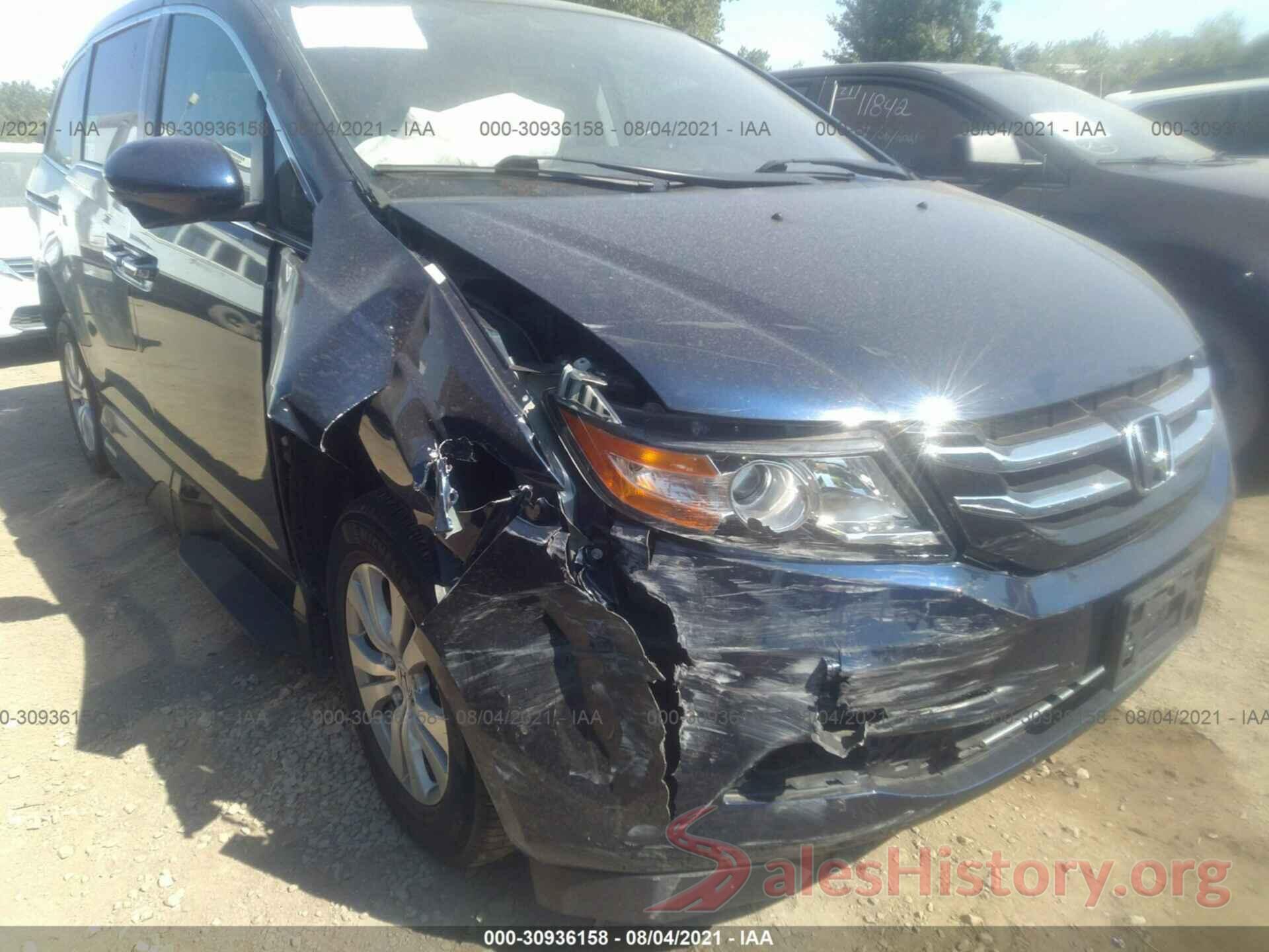 5FNRL5H68GB086688 2016 HONDA ODYSSEY