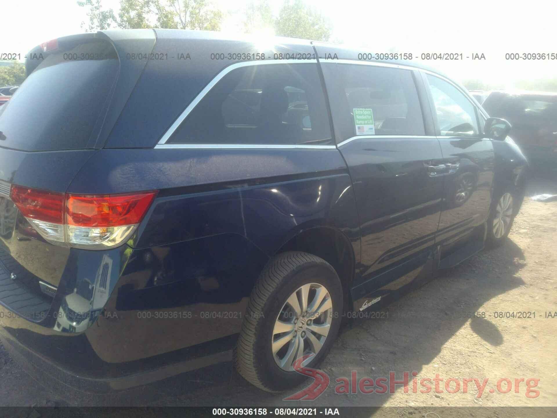 5FNRL5H68GB086688 2016 HONDA ODYSSEY