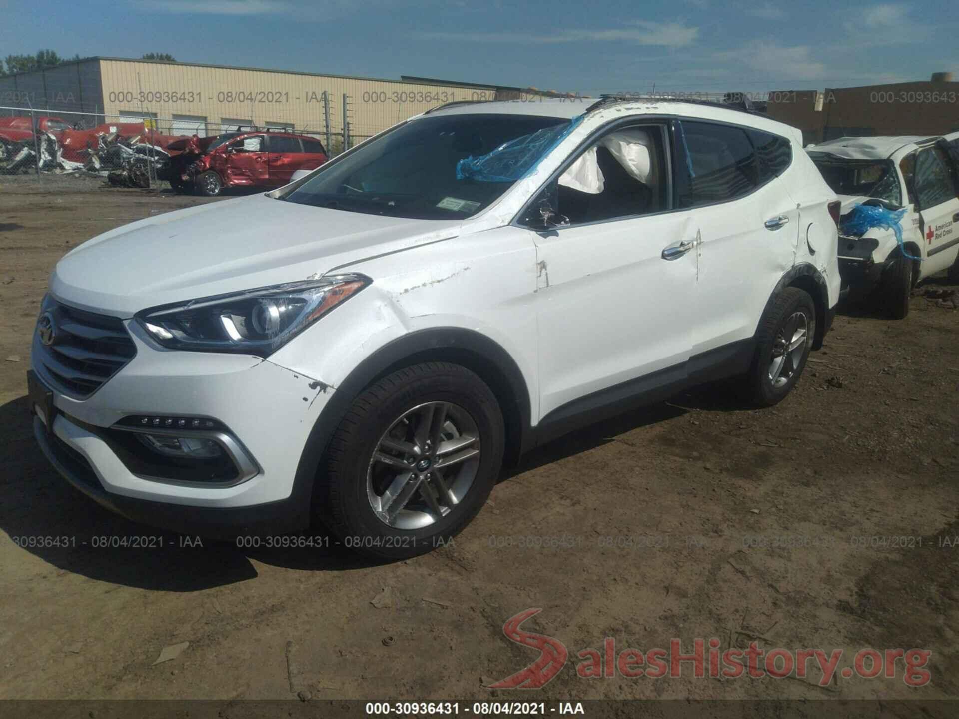 5NMZUDLB2HH038373 2017 HYUNDAI SANTA FE SPORT