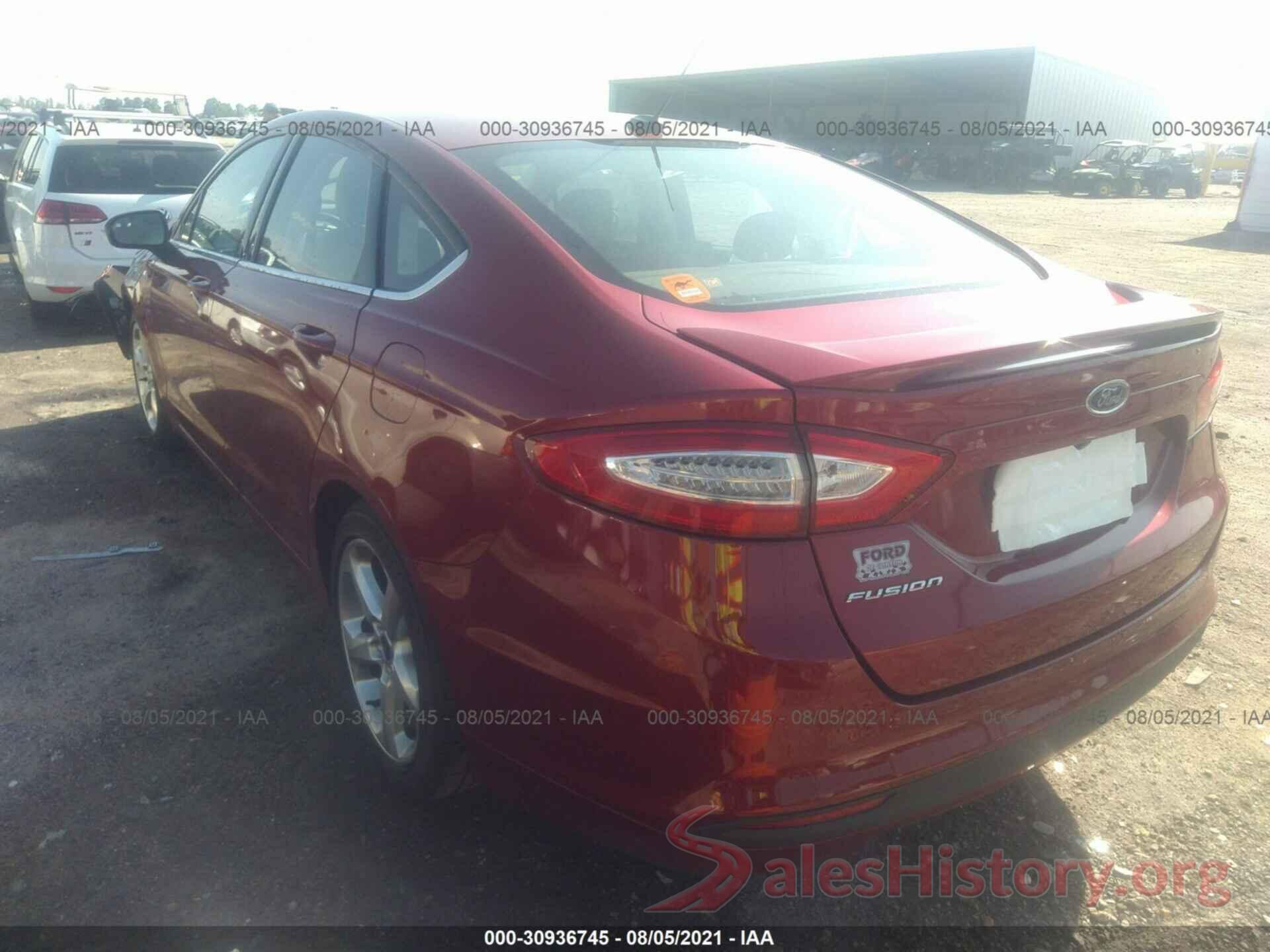 3FA6P0G7XGR273603 2016 FORD FUSION