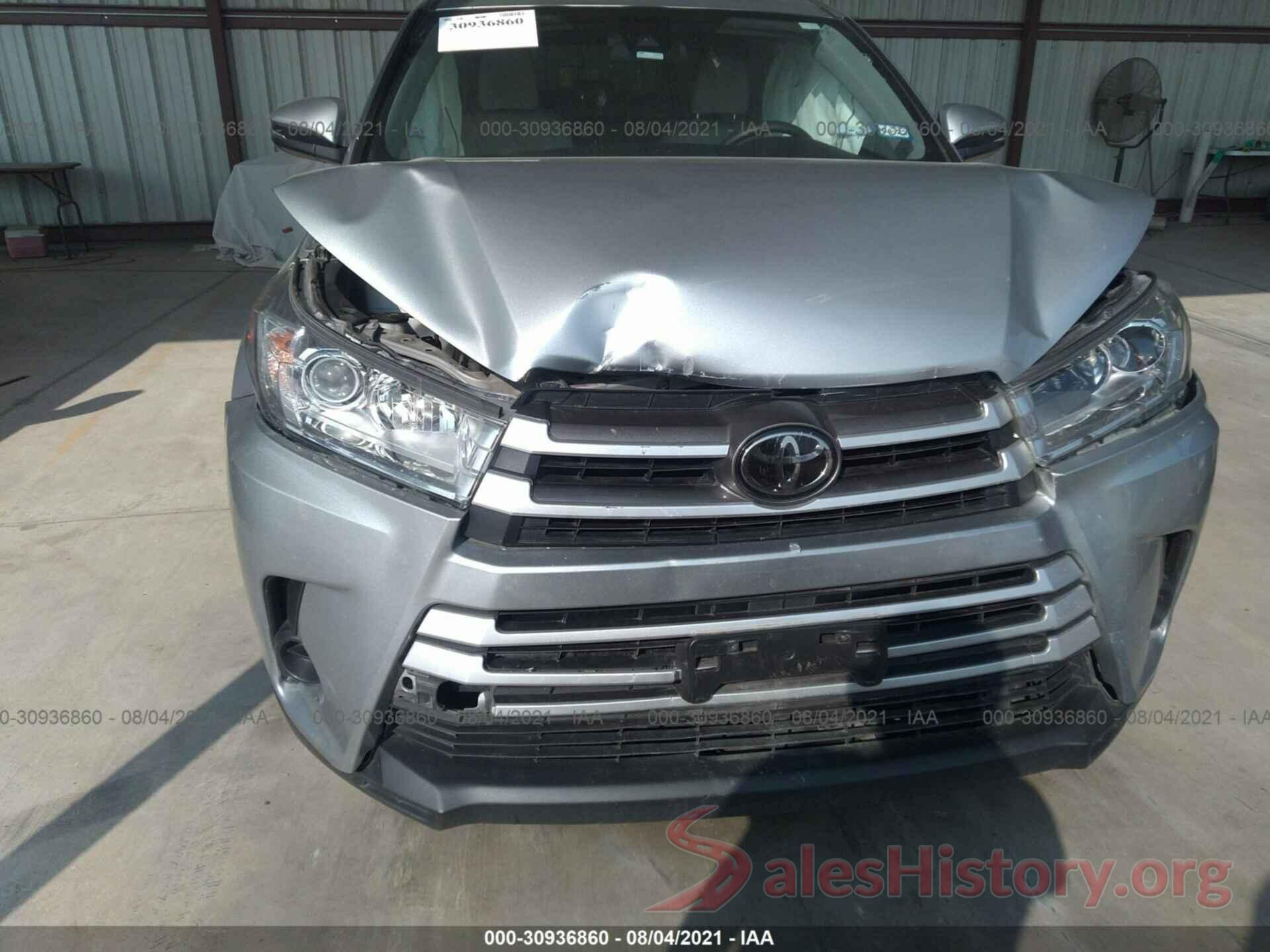 5TDZZRFH9HS231146 2017 TOYOTA HIGHLANDER