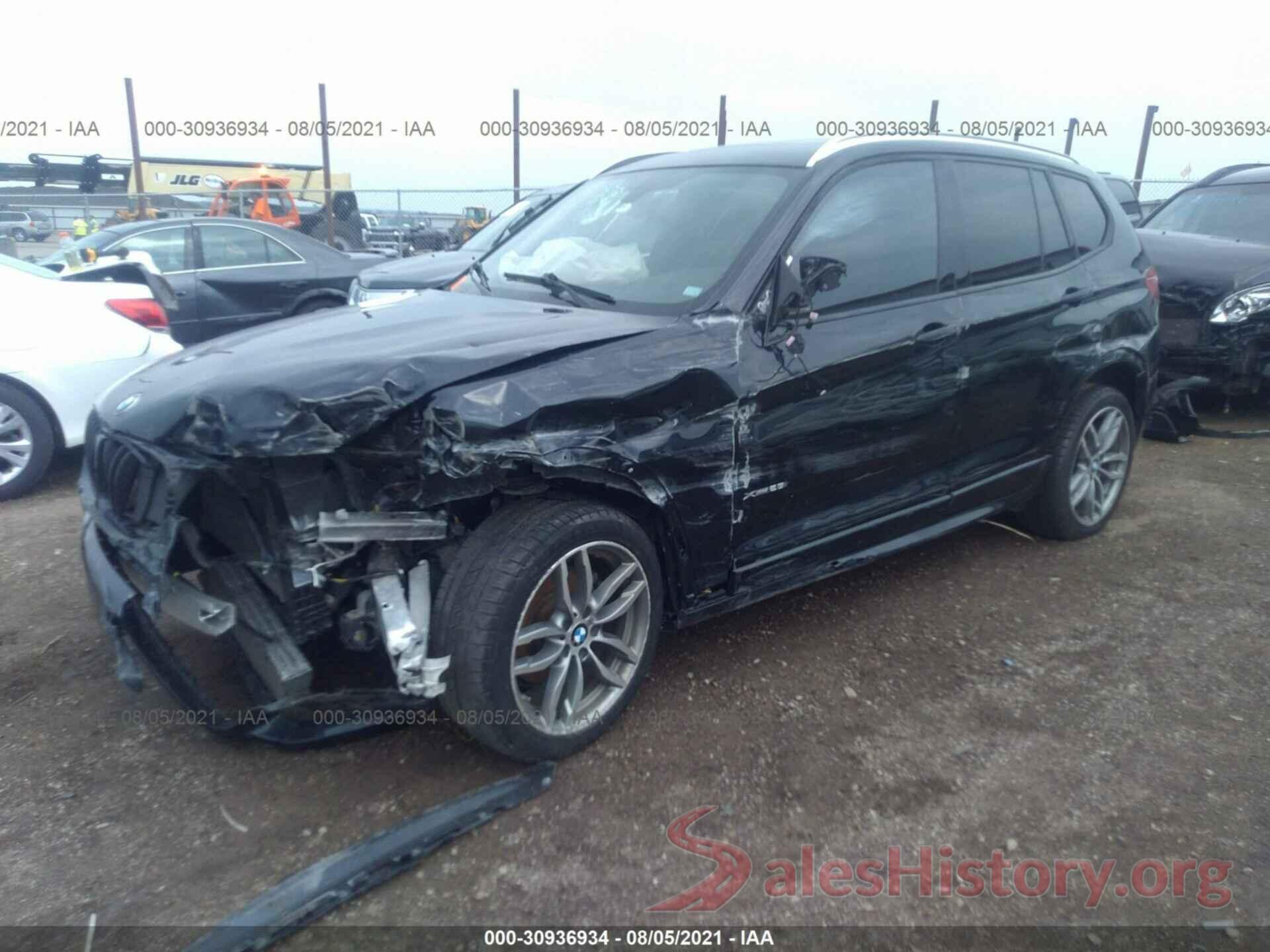 5UXWX9C37H0T23732 2017 BMW X3