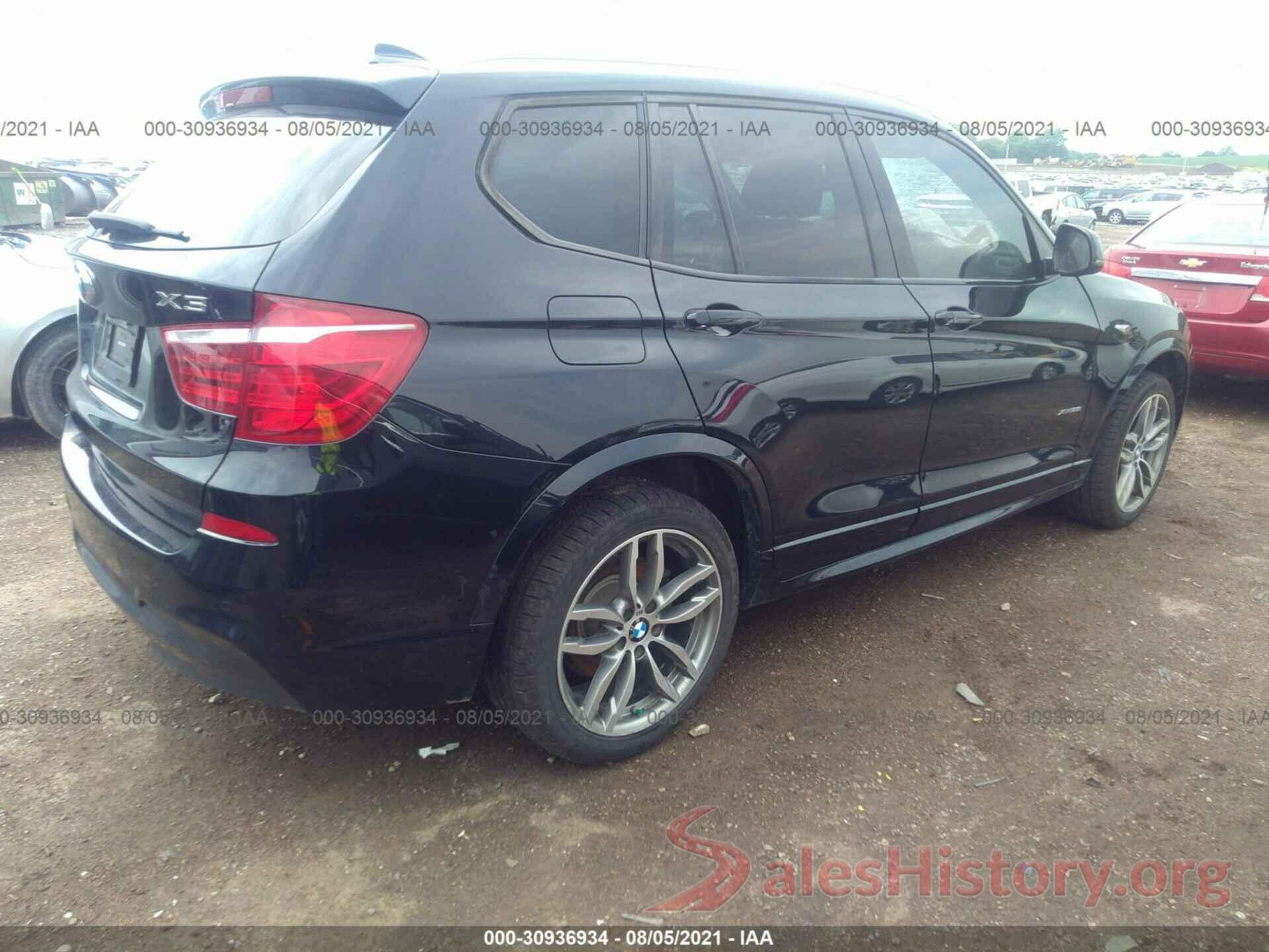 5UXWX9C37H0T23732 2017 BMW X3