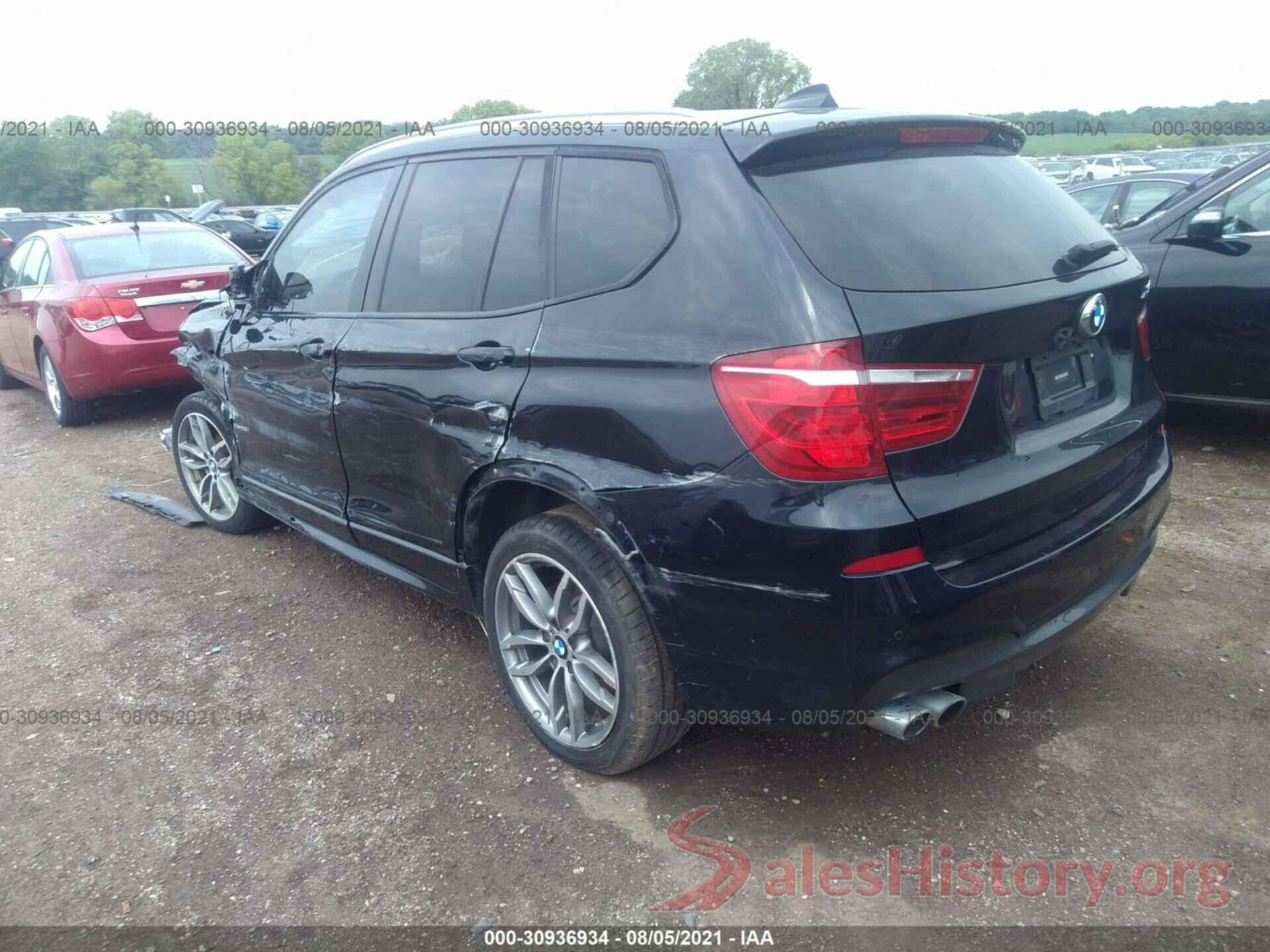 5UXWX9C37H0T23732 2017 BMW X3