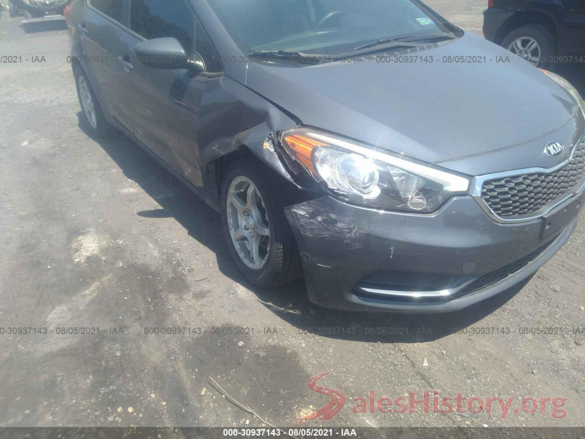 KNAFK4A60G5542420 2016 KIA FORTE