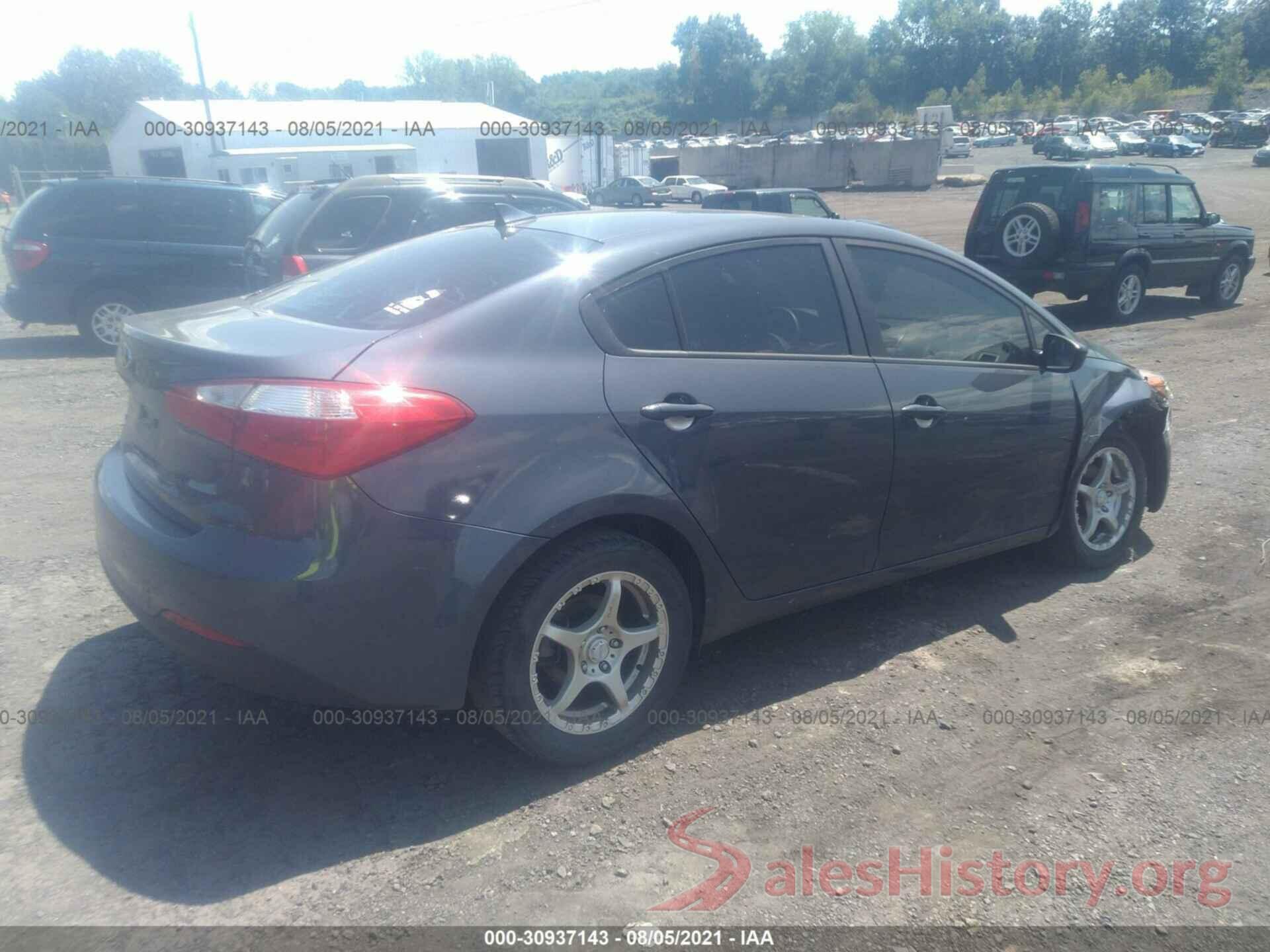 KNAFK4A60G5542420 2016 KIA FORTE