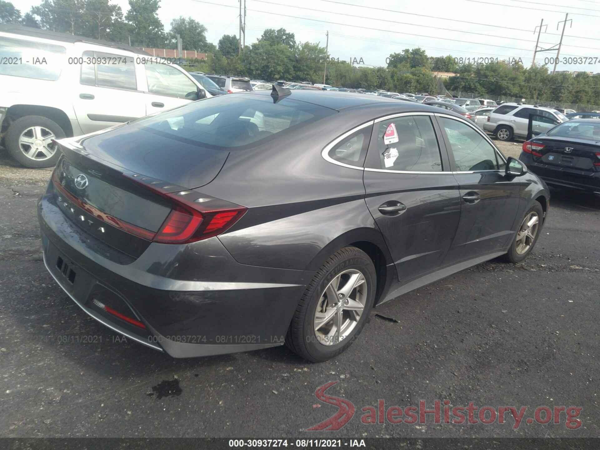 5NPEG4JA6MH104016 2021 HYUNDAI SONATA