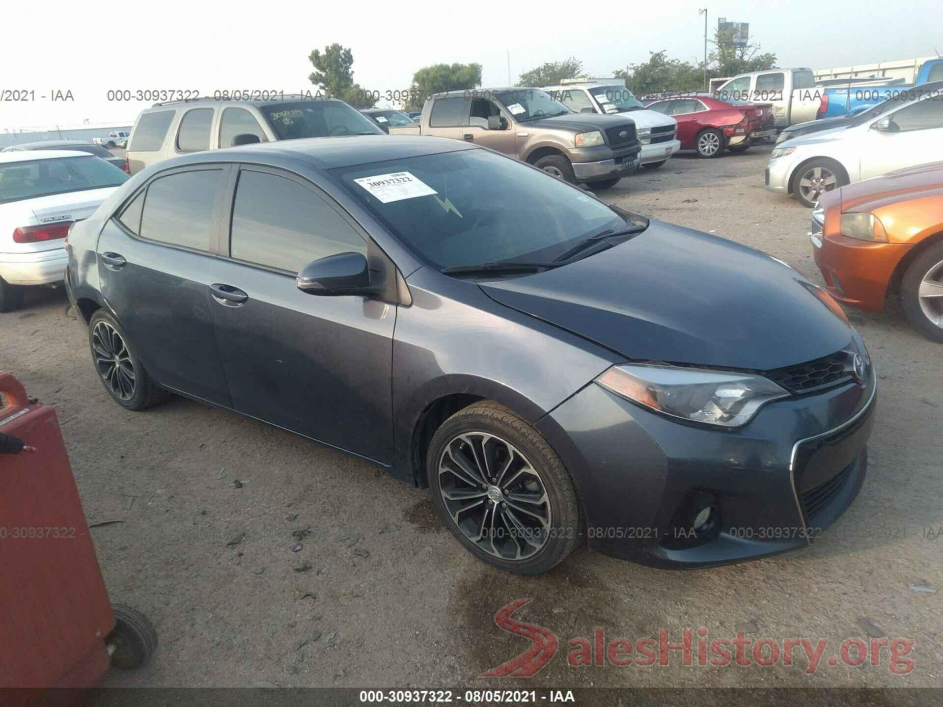 5YFBURHE2GP458639 2016 TOYOTA COROLLA