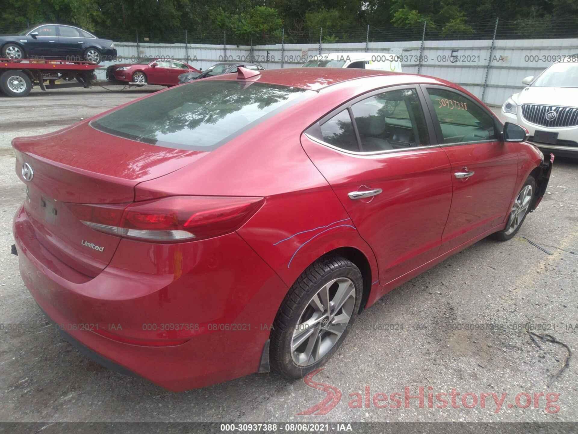 KMHD84LF4HU313036 2017 HYUNDAI ELANTRA