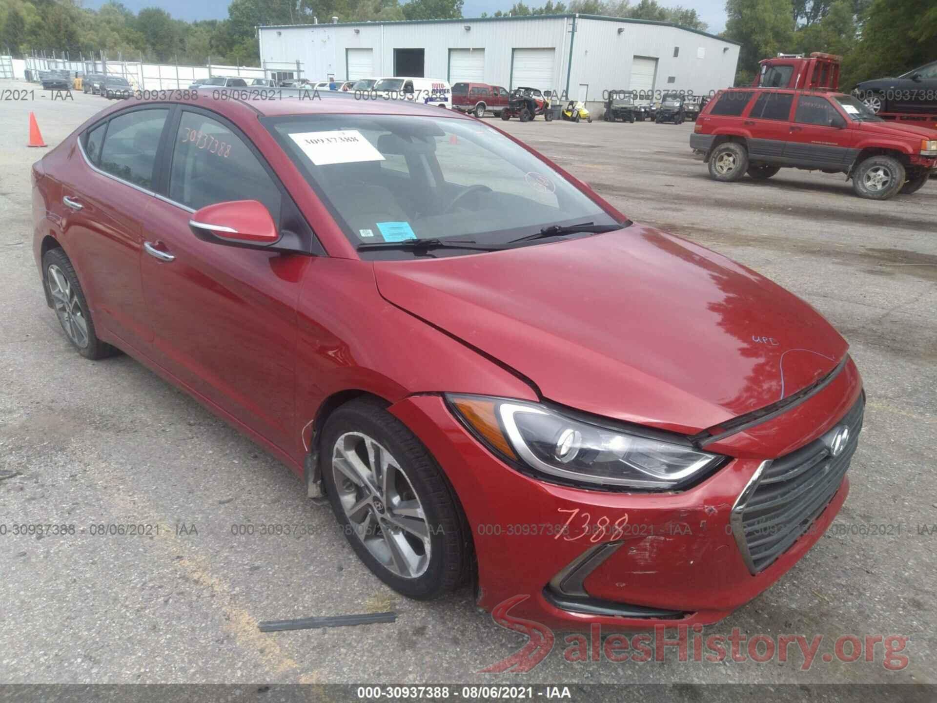 KMHD84LF4HU313036 2017 HYUNDAI ELANTRA