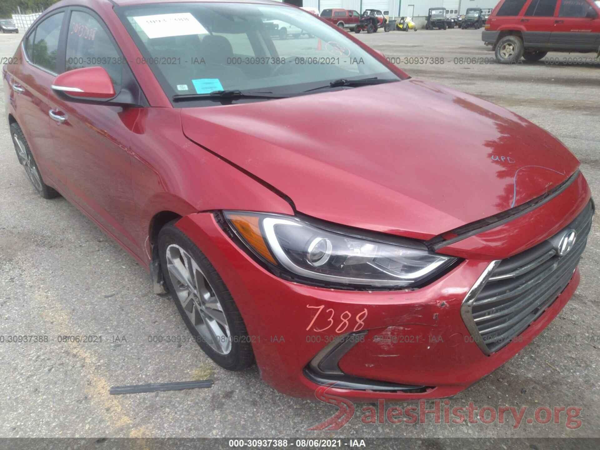 KMHD84LF4HU313036 2017 HYUNDAI ELANTRA