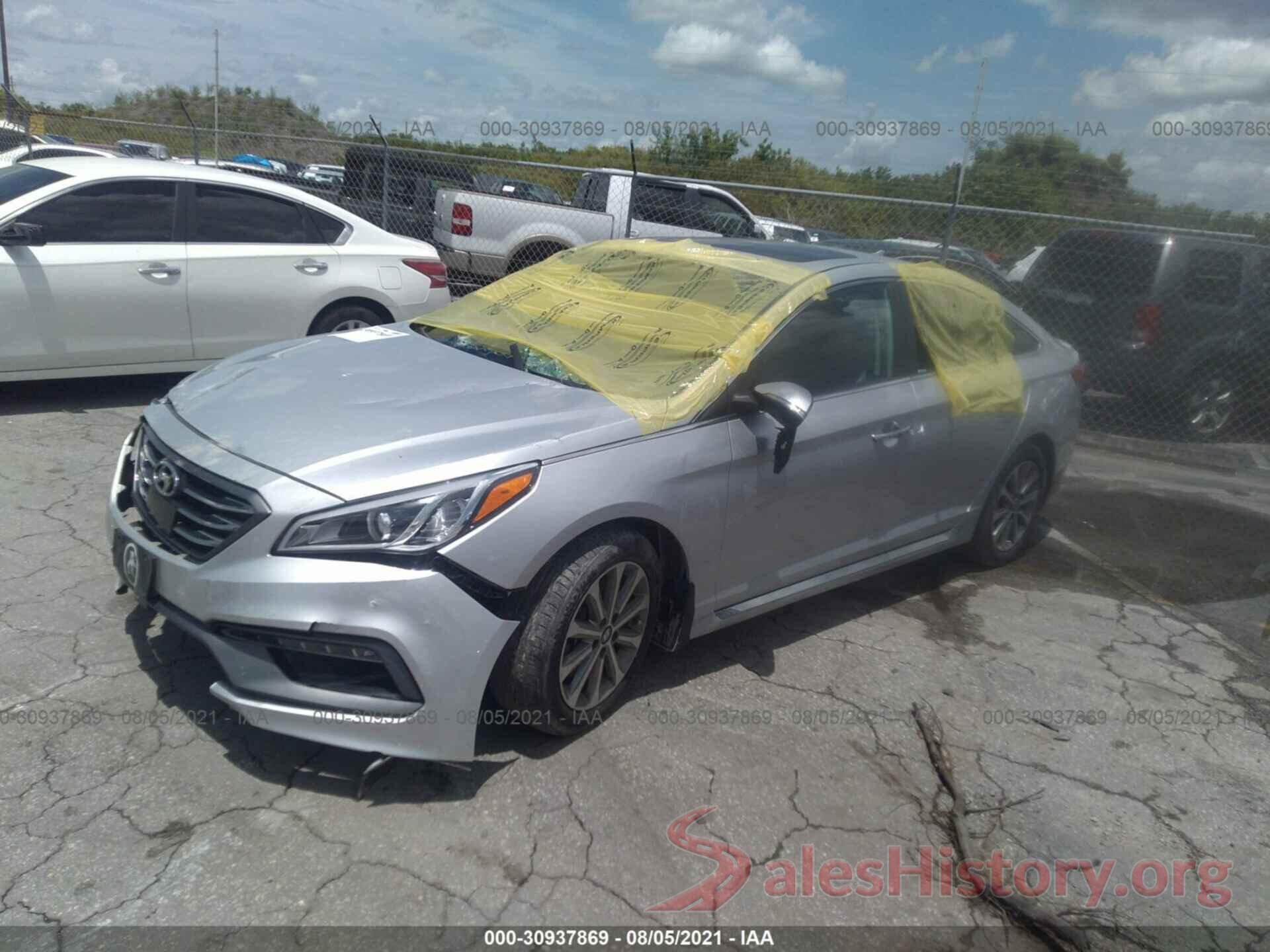 5NPE34AF4HH487449 2017 HYUNDAI SONATA