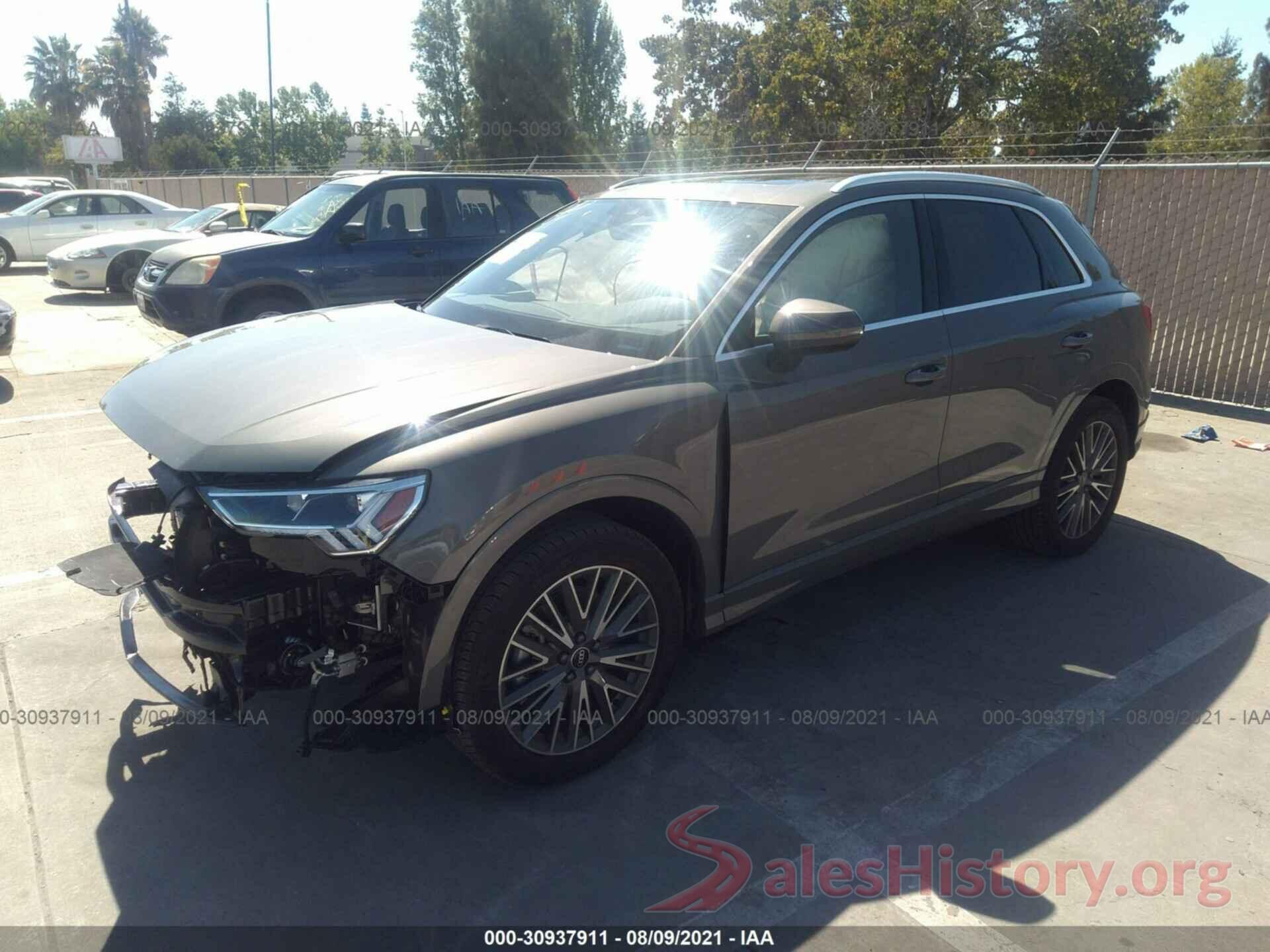 WA1BUCF31M1069404 2021 AUDI Q3