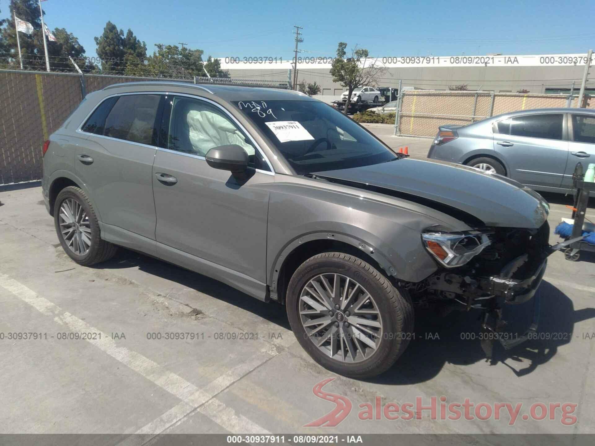 WA1BUCF31M1069404 2021 AUDI Q3