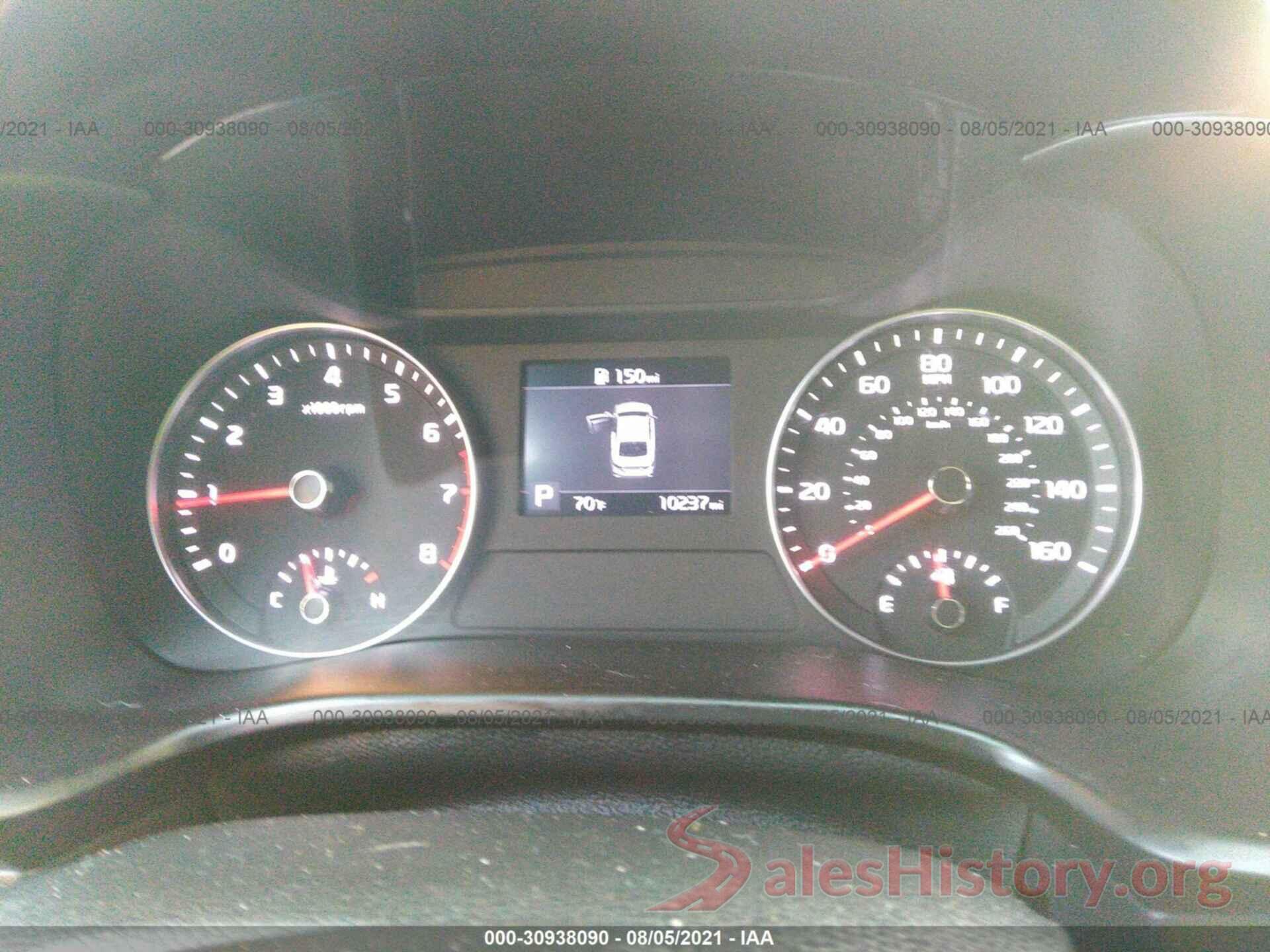 3KPF34AD1ME292491 2021 KIA FORTE