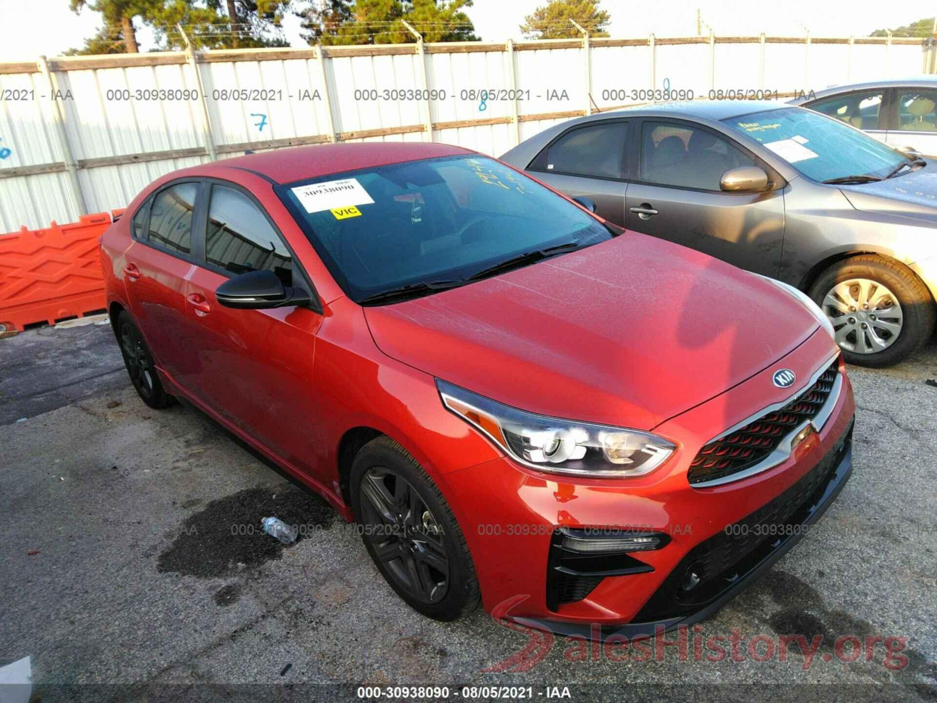 3KPF34AD1ME292491 2021 KIA FORTE