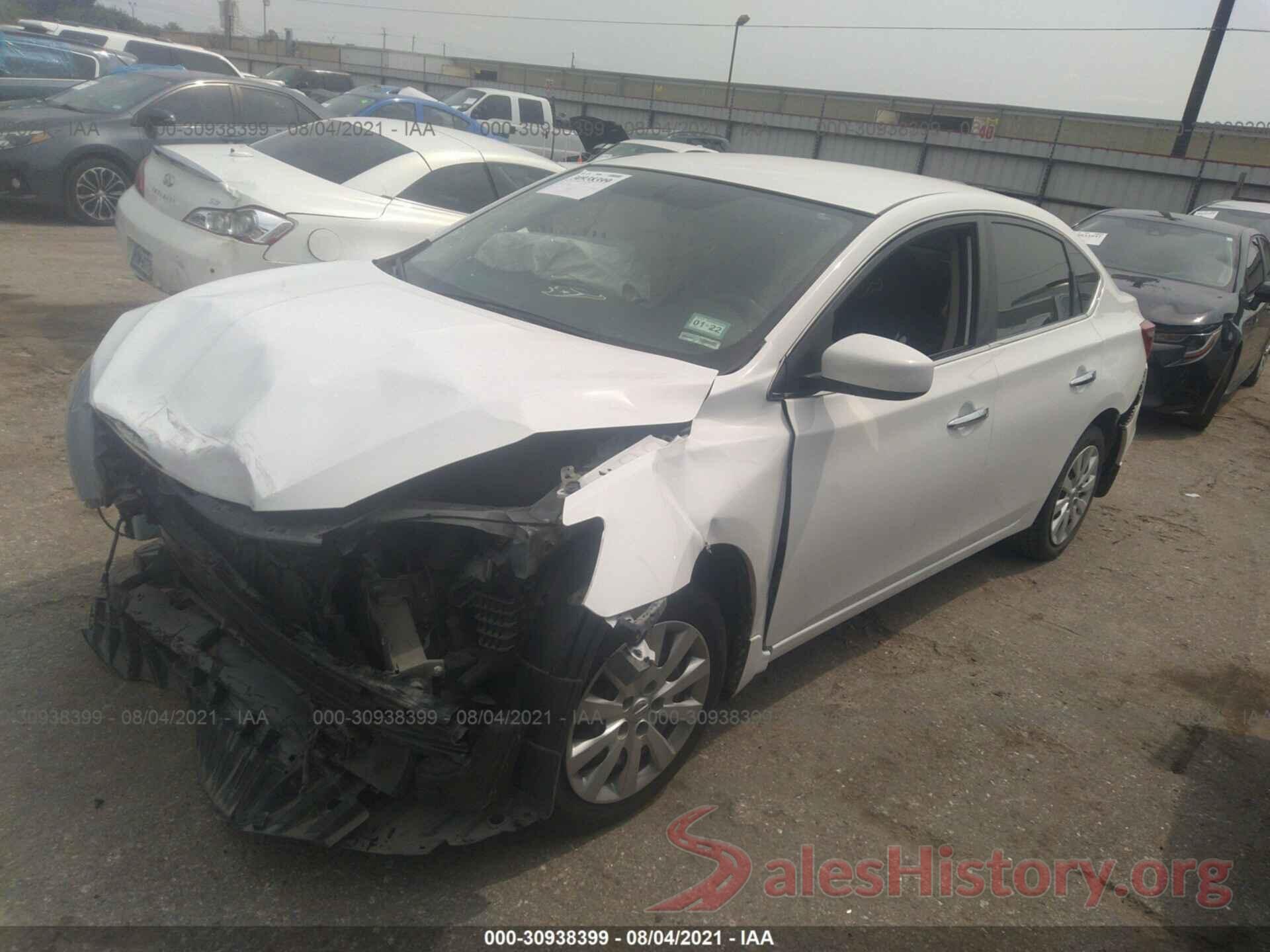 3N1AB7AP7KY280787 2019 NISSAN SENTRA