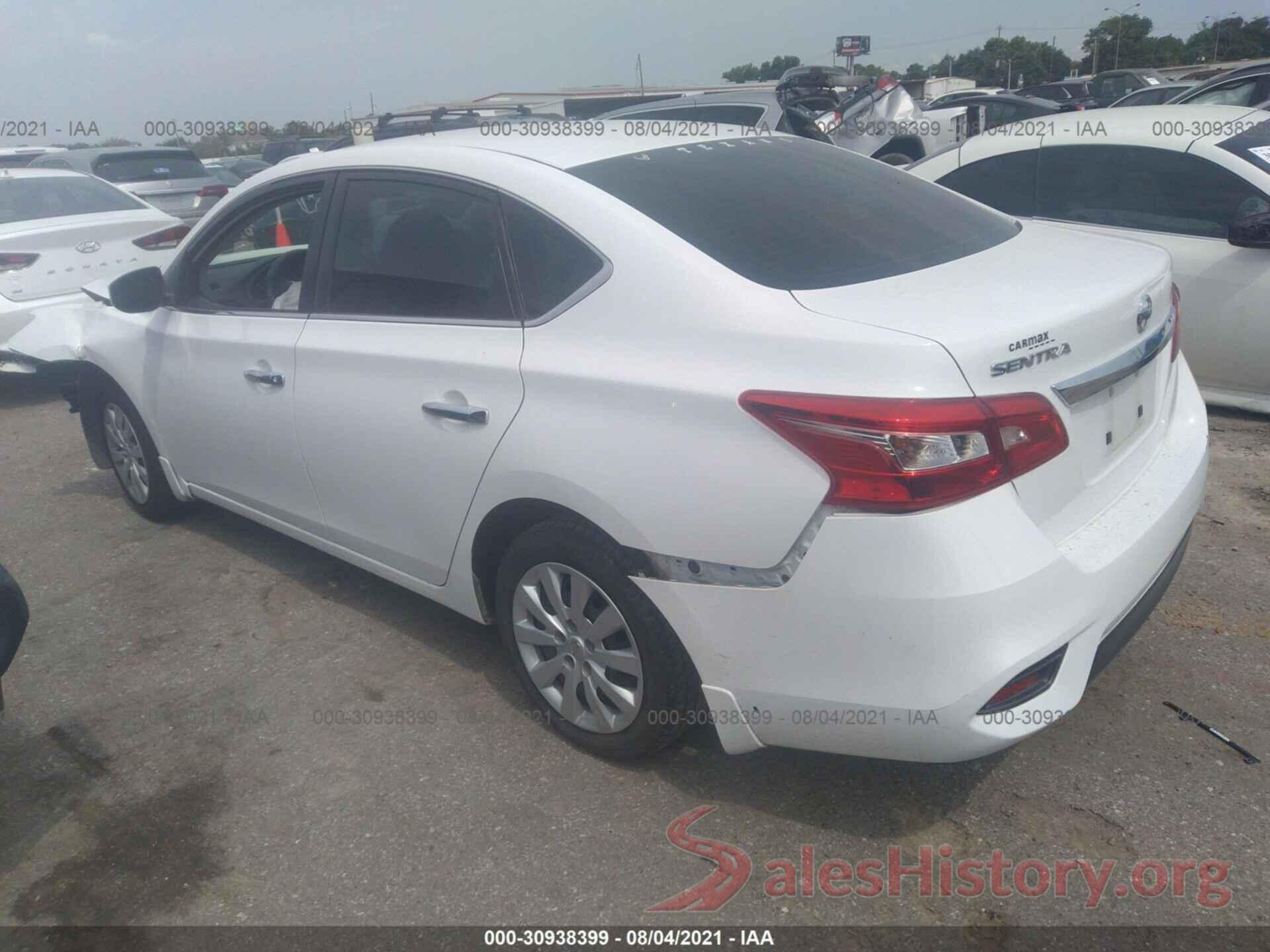 3N1AB7AP7KY280787 2019 NISSAN SENTRA