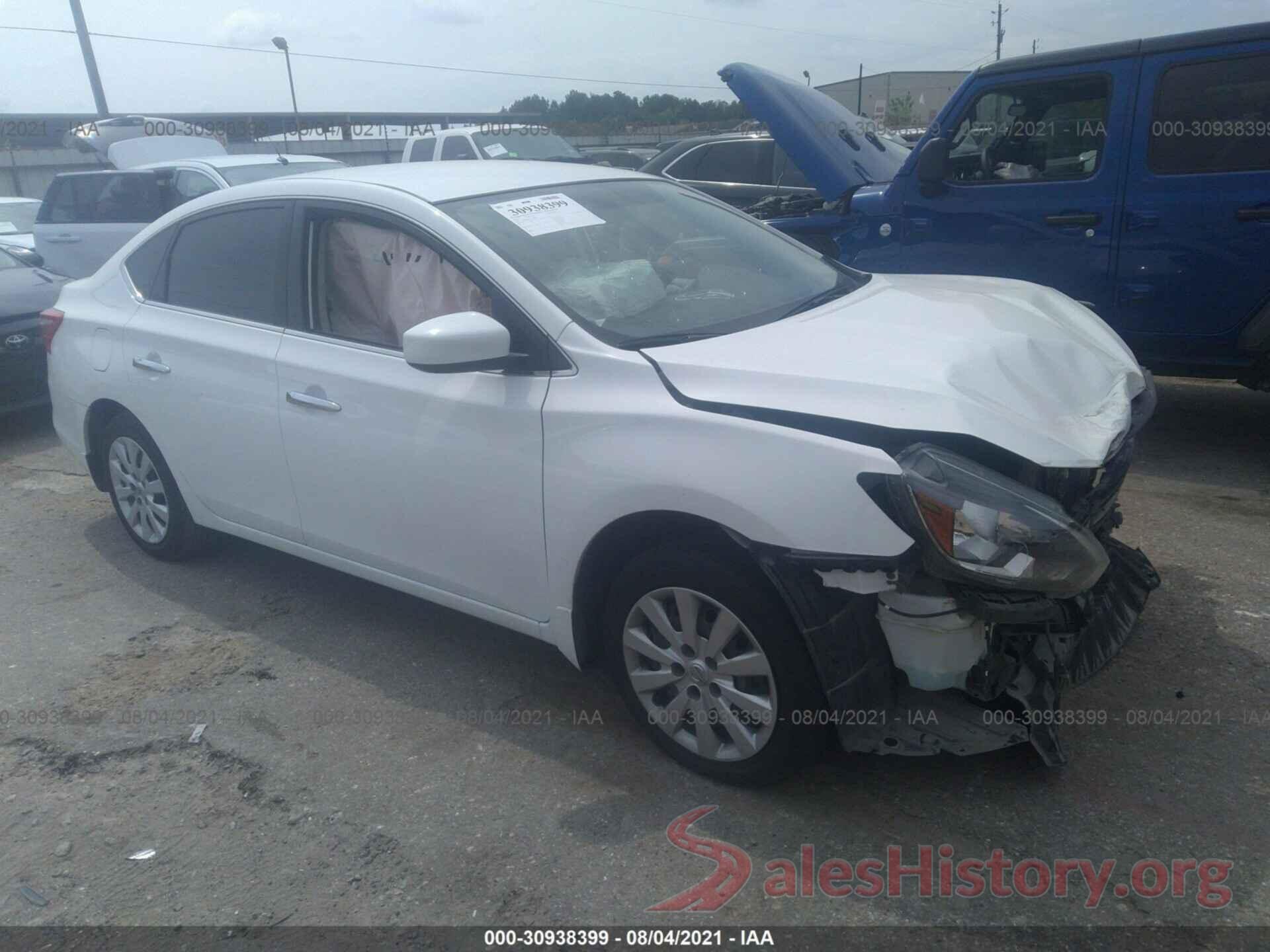 3N1AB7AP7KY280787 2019 NISSAN SENTRA