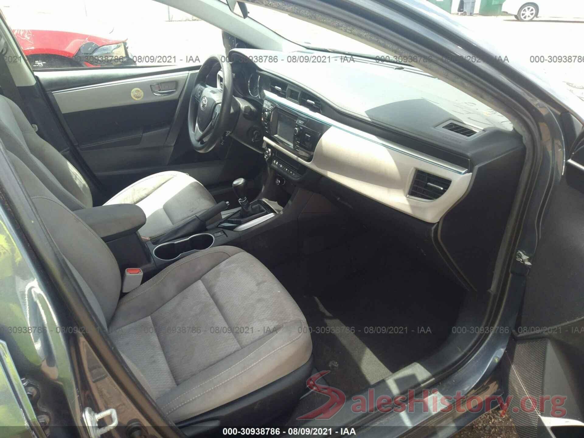 5YFBURHE7GP455767 2016 TOYOTA COROLLA