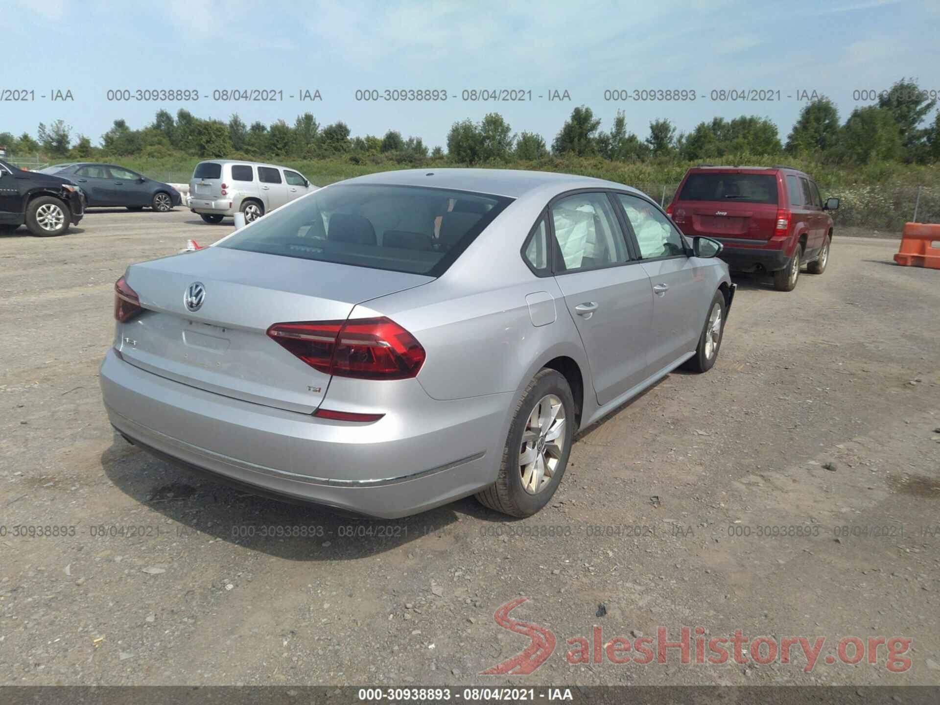 1VWAA7A39JC045602 2018 VOLKSWAGEN PASSAT