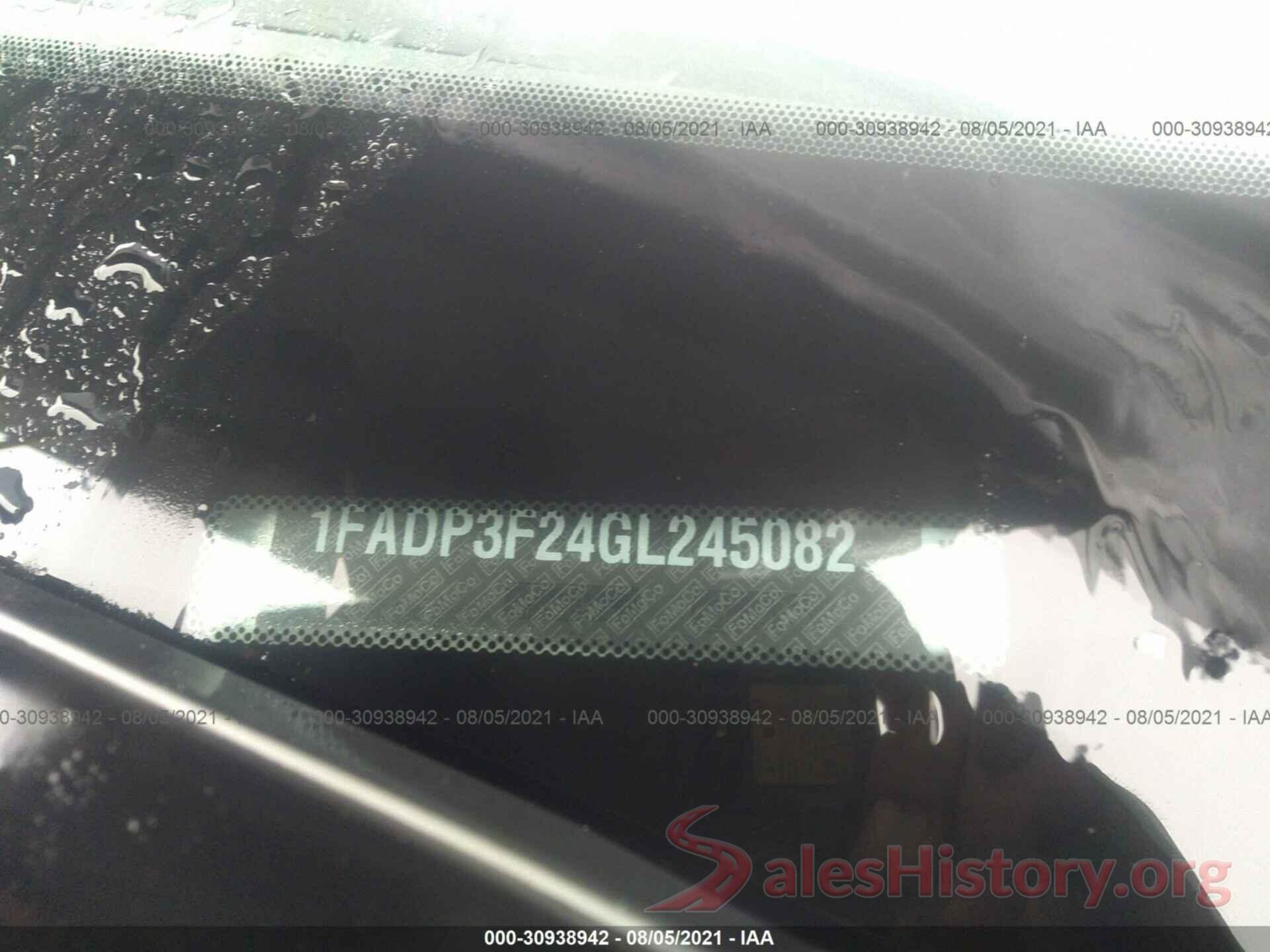 1FADP3F24GL245082 2016 FORD FOCUS