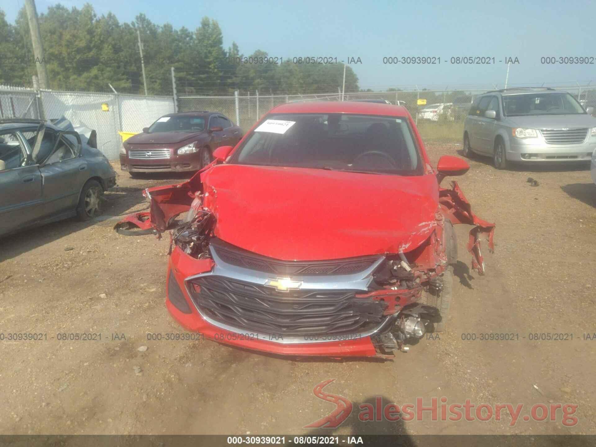 3G1BE6SM0KS541499 2019 CHEVROLET CRUZE