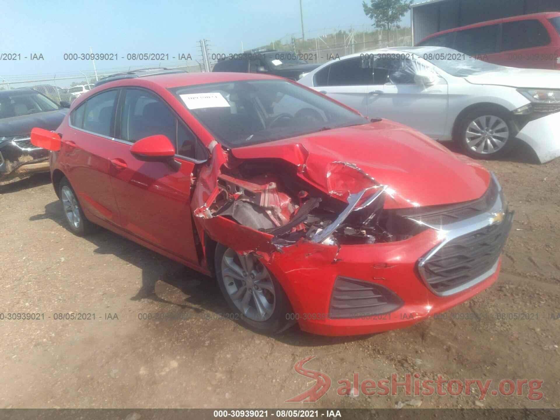 3G1BE6SM0KS541499 2019 CHEVROLET CRUZE