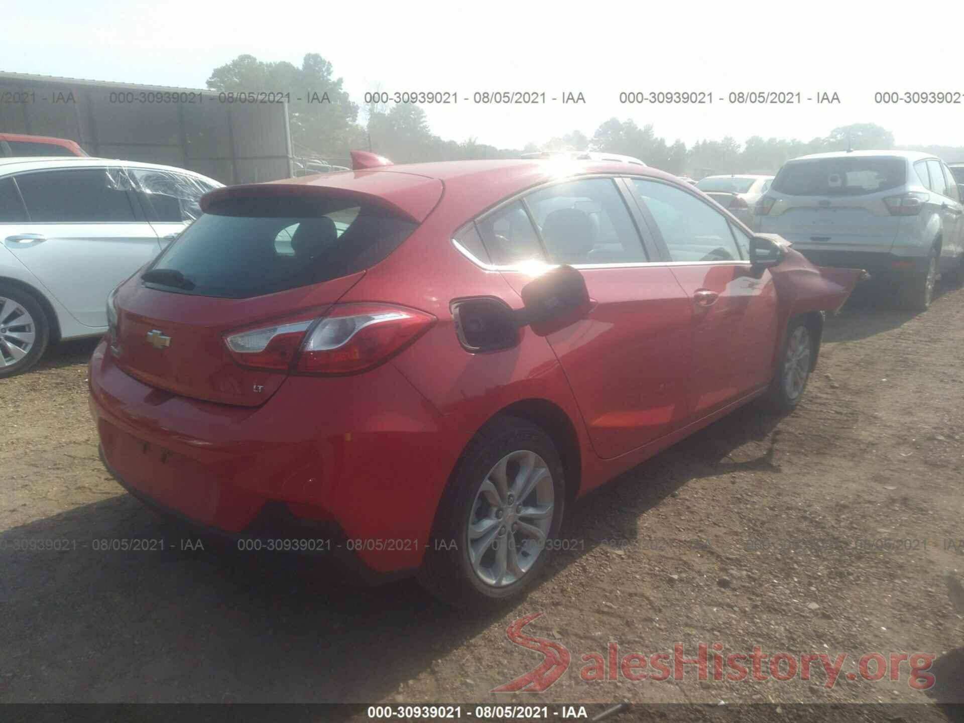 3G1BE6SM0KS541499 2019 CHEVROLET CRUZE