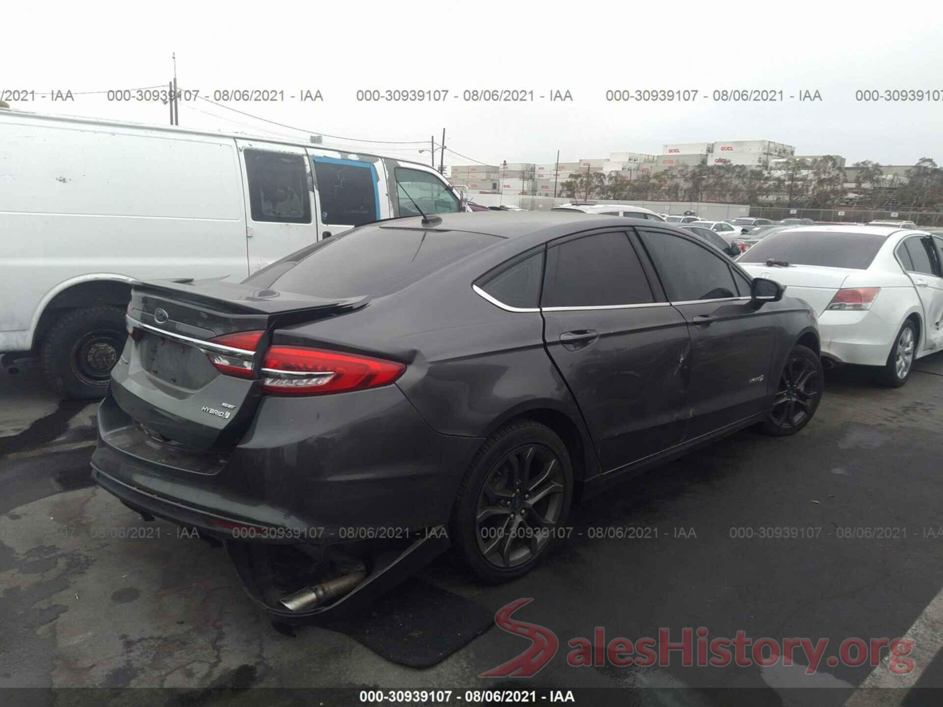 3FA6P0LU8JR241879 2018 FORD FUSION HYBRID