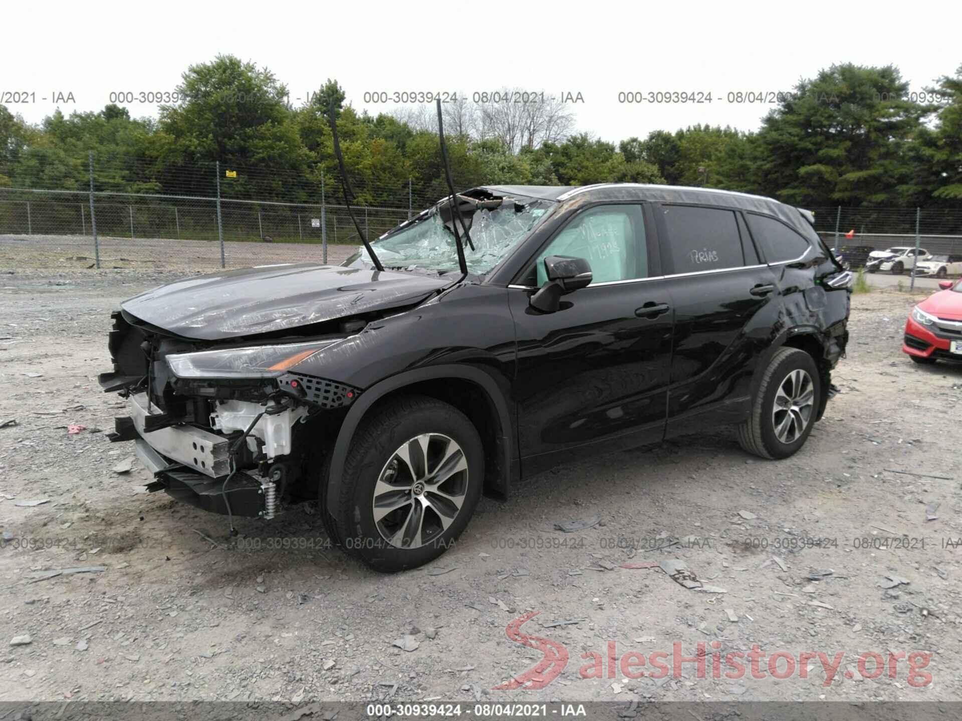 5TDGZRBH3MS089917 2021 TOYOTA HIGHLANDER