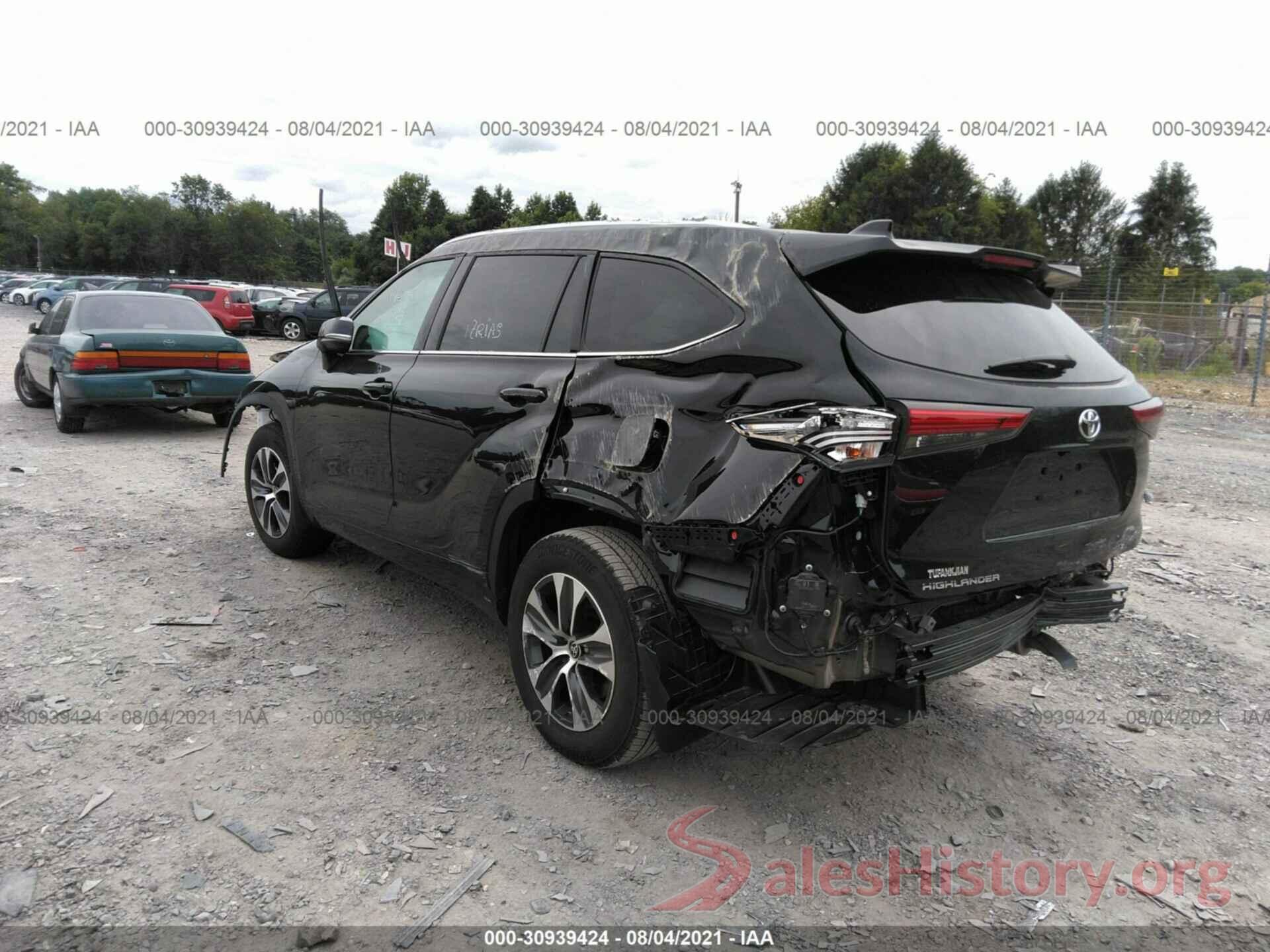 5TDGZRBH3MS089917 2021 TOYOTA HIGHLANDER