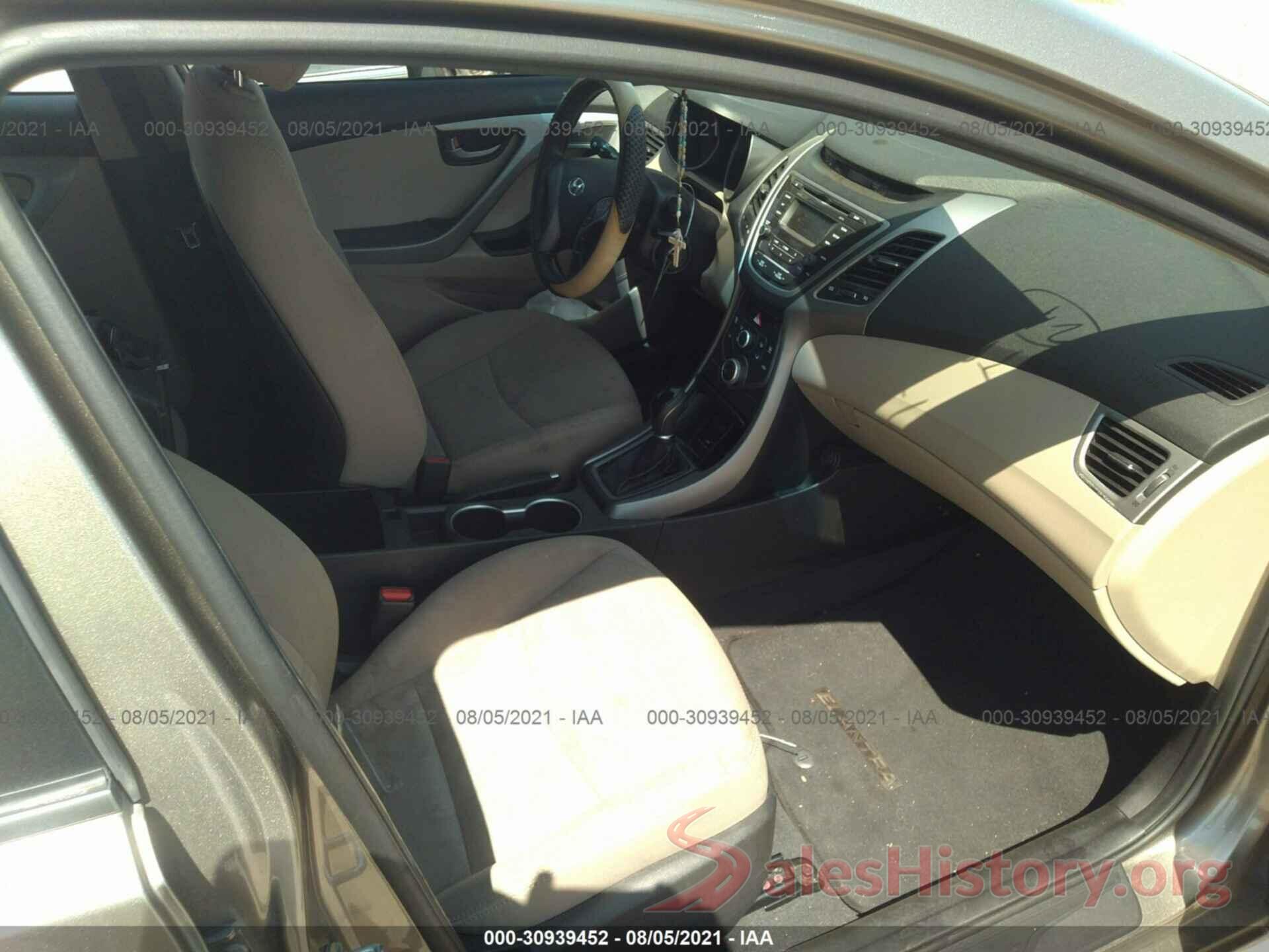 5NPDH4AE3GH796199 2016 HYUNDAI ELANTRA