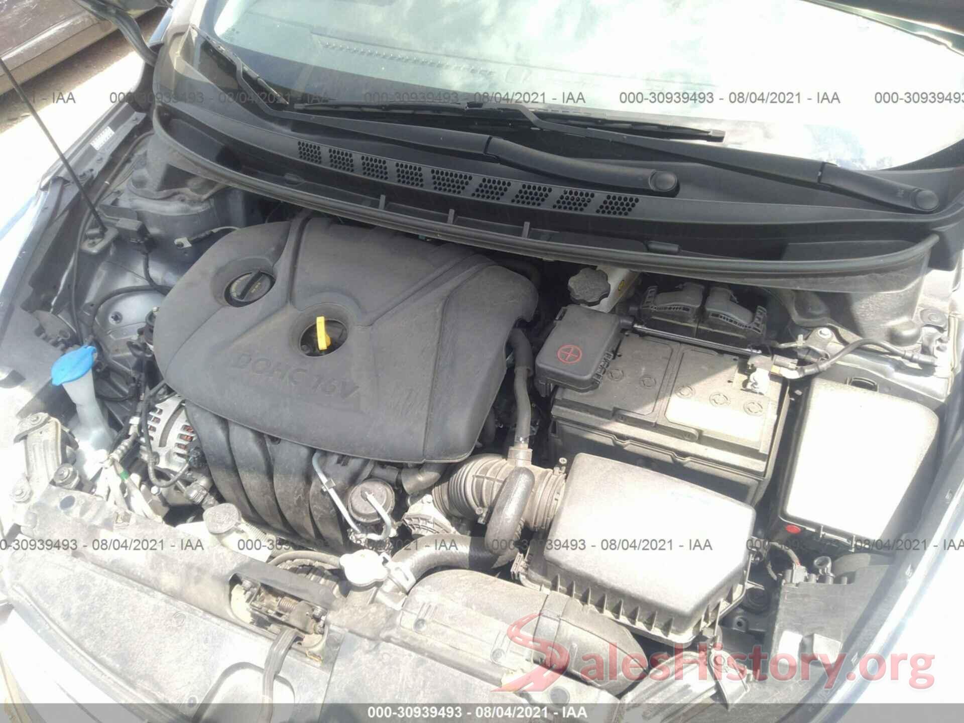 KMHDH4AE0GU604125 2016 HYUNDAI ELANTRA