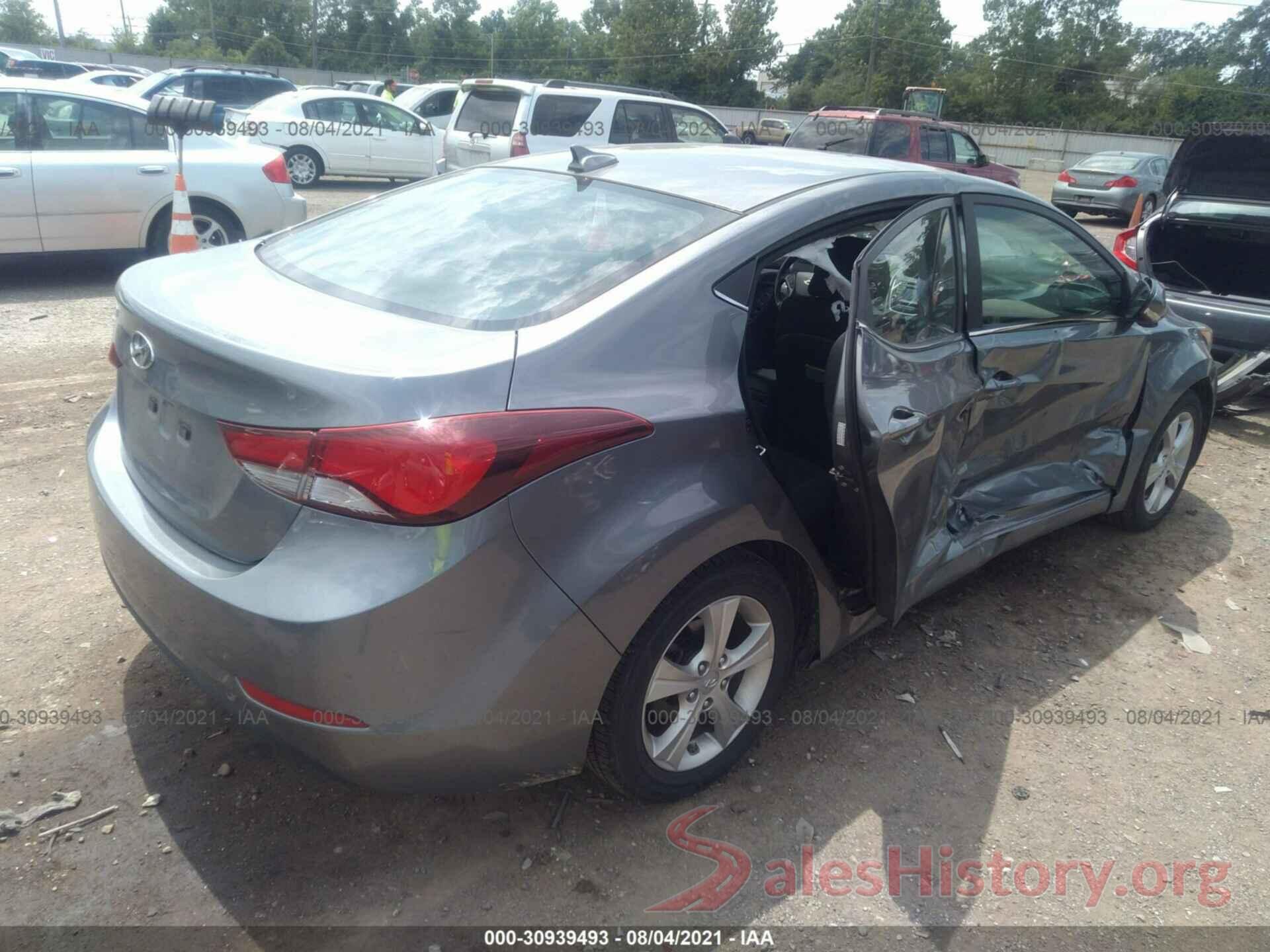 KMHDH4AE0GU604125 2016 HYUNDAI ELANTRA