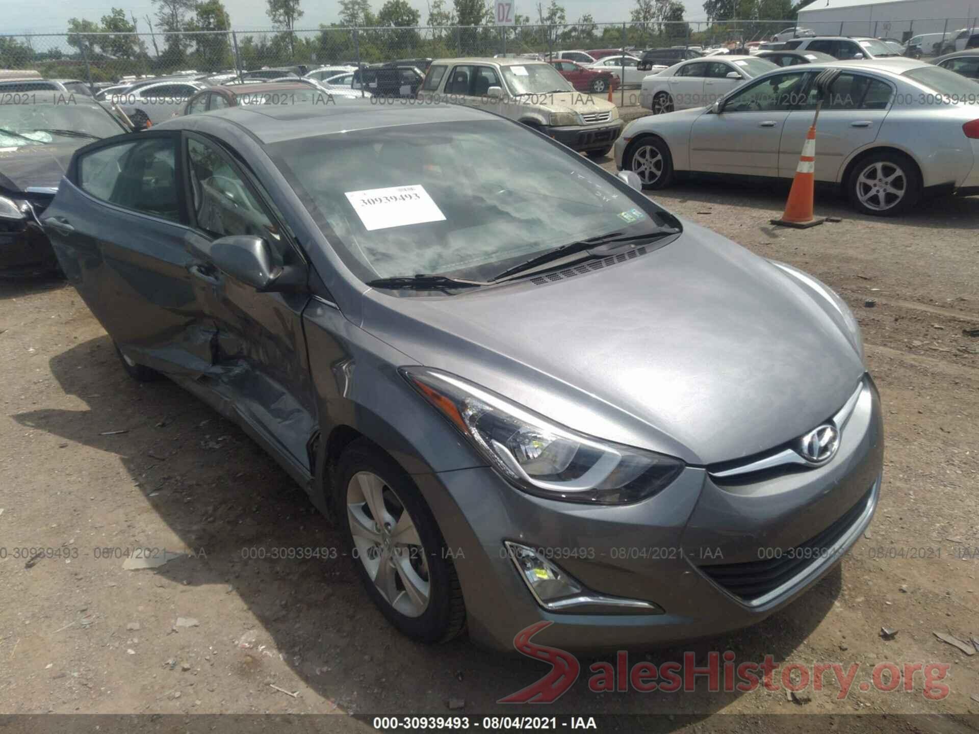 KMHDH4AE0GU604125 2016 HYUNDAI ELANTRA