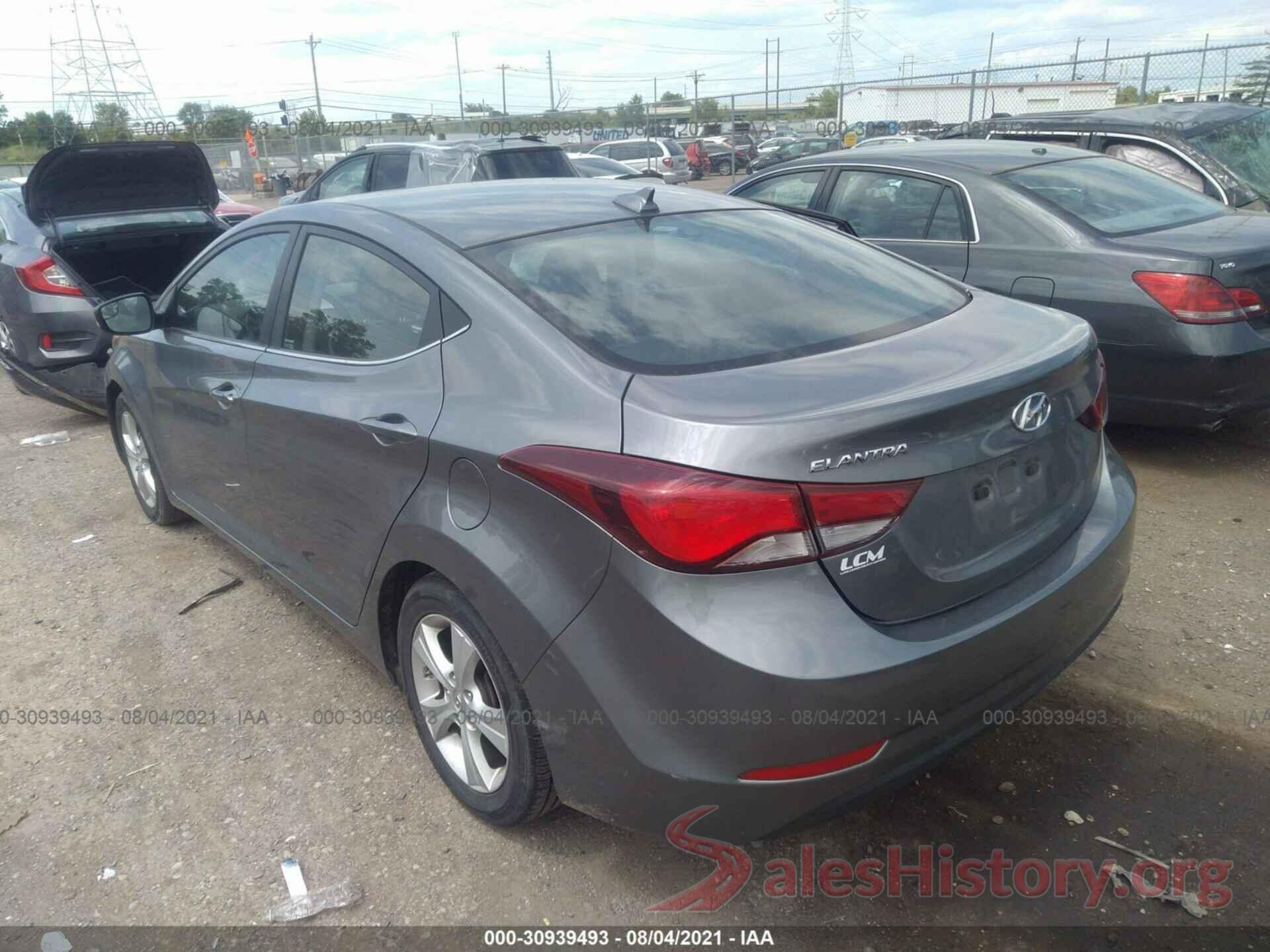 KMHDH4AE0GU604125 2016 HYUNDAI ELANTRA